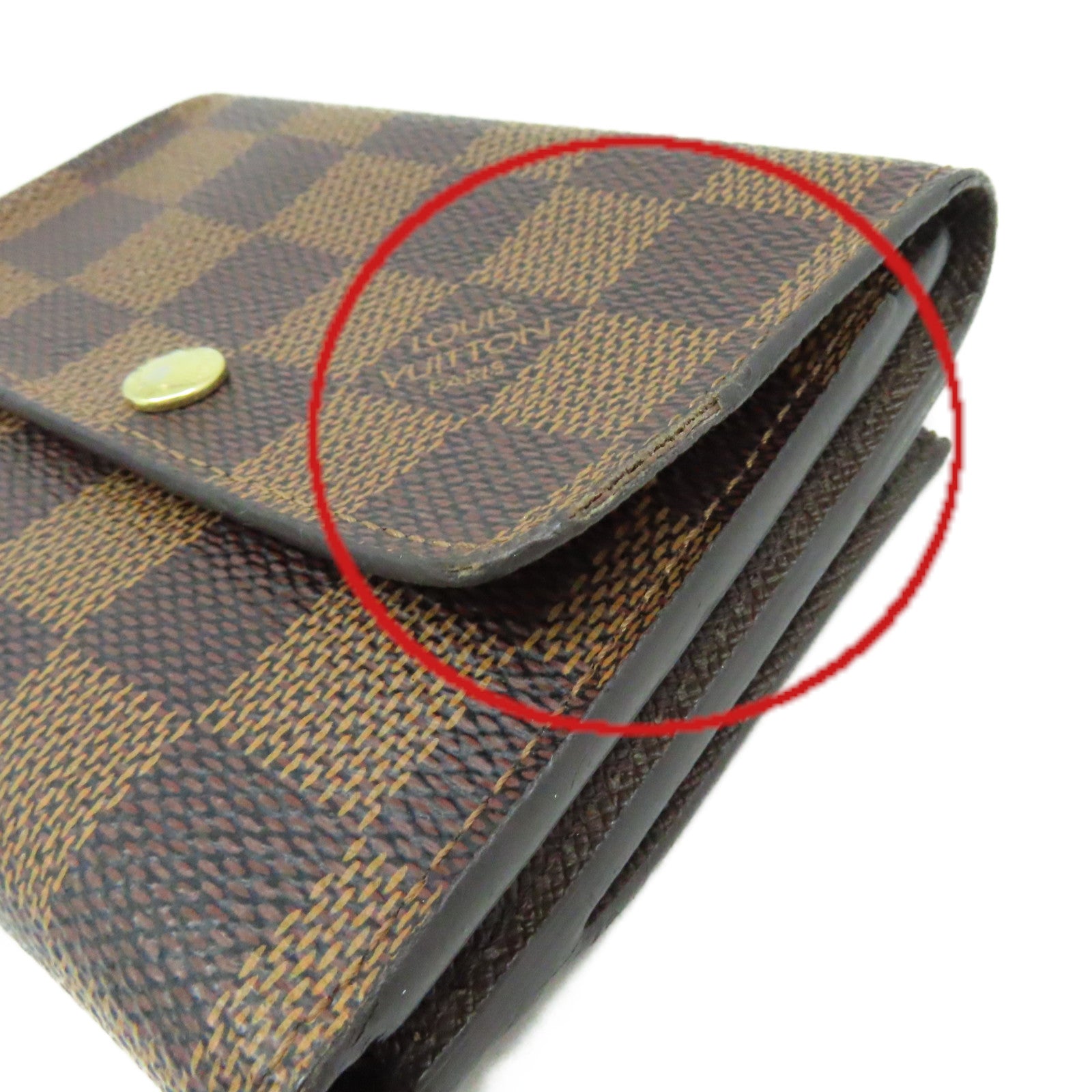 LOUIS VUITTON Damier Anais Short Wallet短錢包啡色
