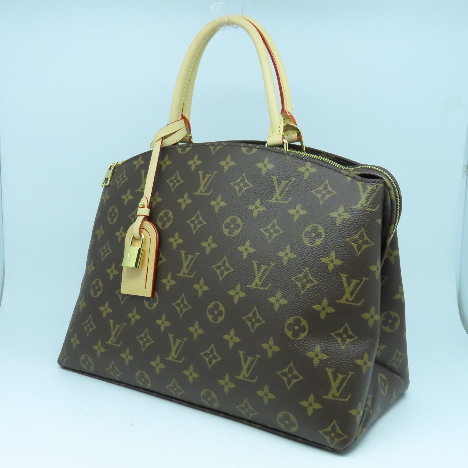 LOUIS VUITTON Monogram Grand Palais MM金扣肩背袋啡色
