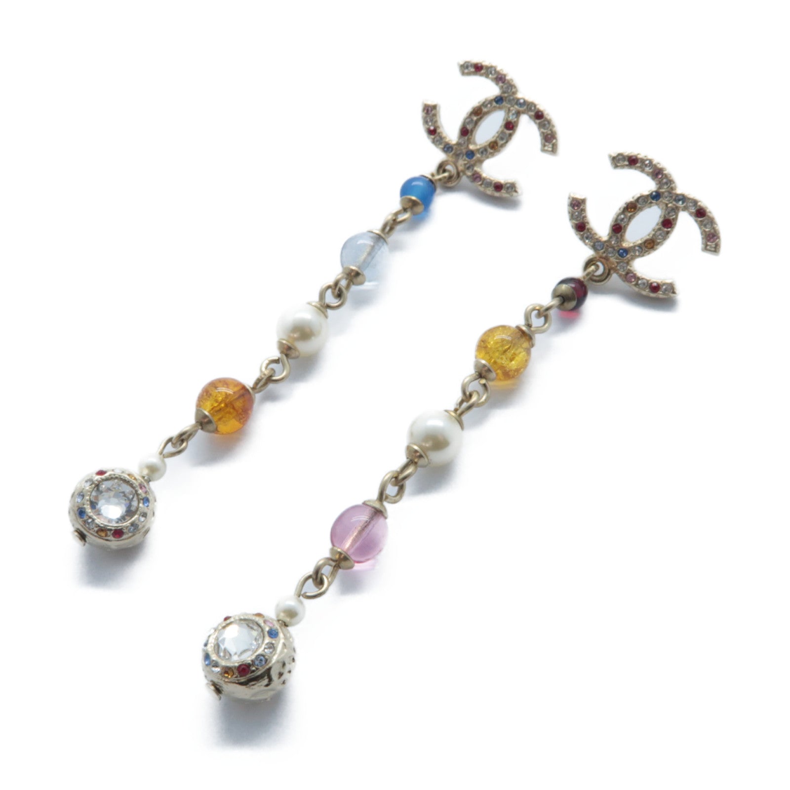 CHANEL 金屬Earrings耳環彩色