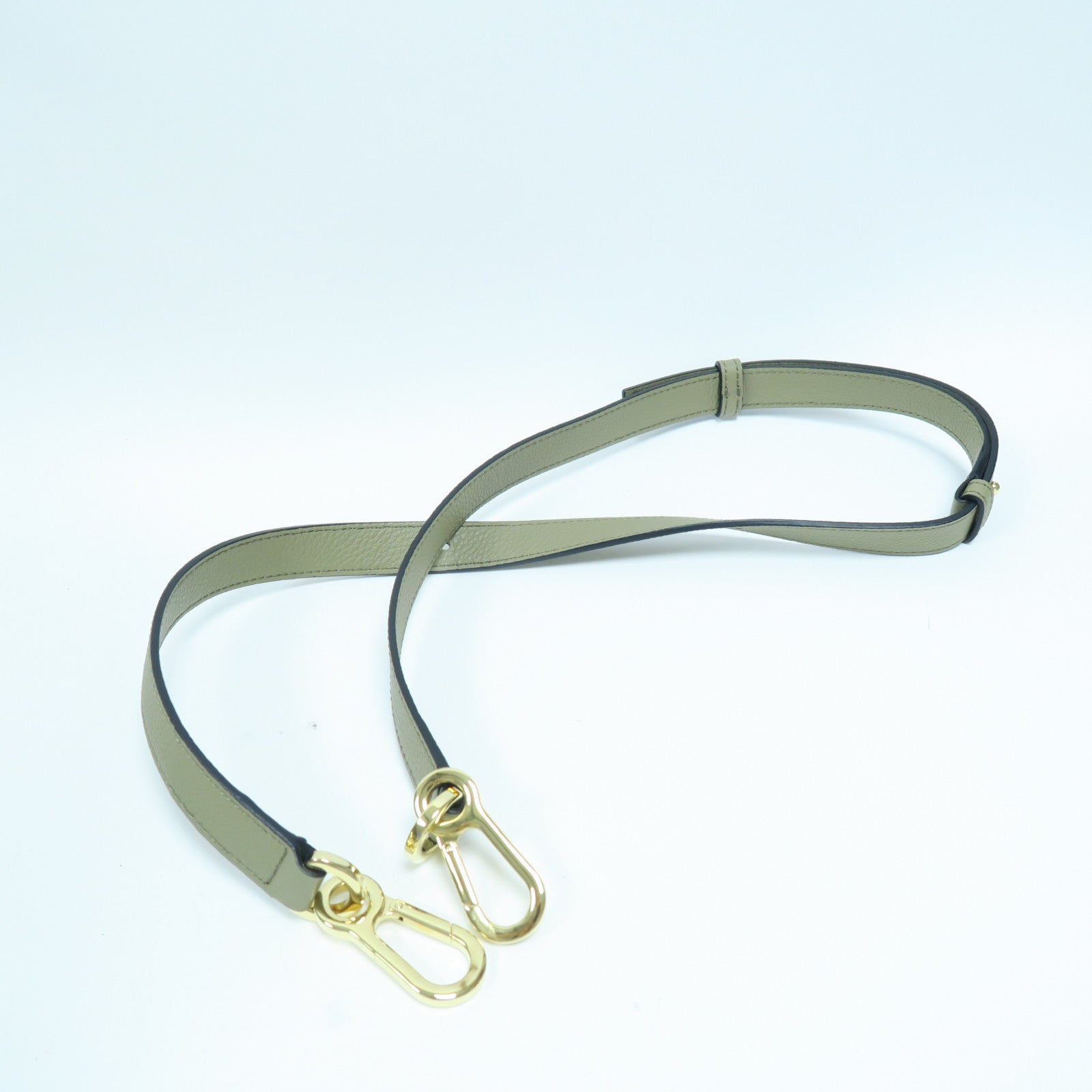 LOEWE 牛皮皮革Puzzle Small金扣手挽肩背兩用袋淺啡色