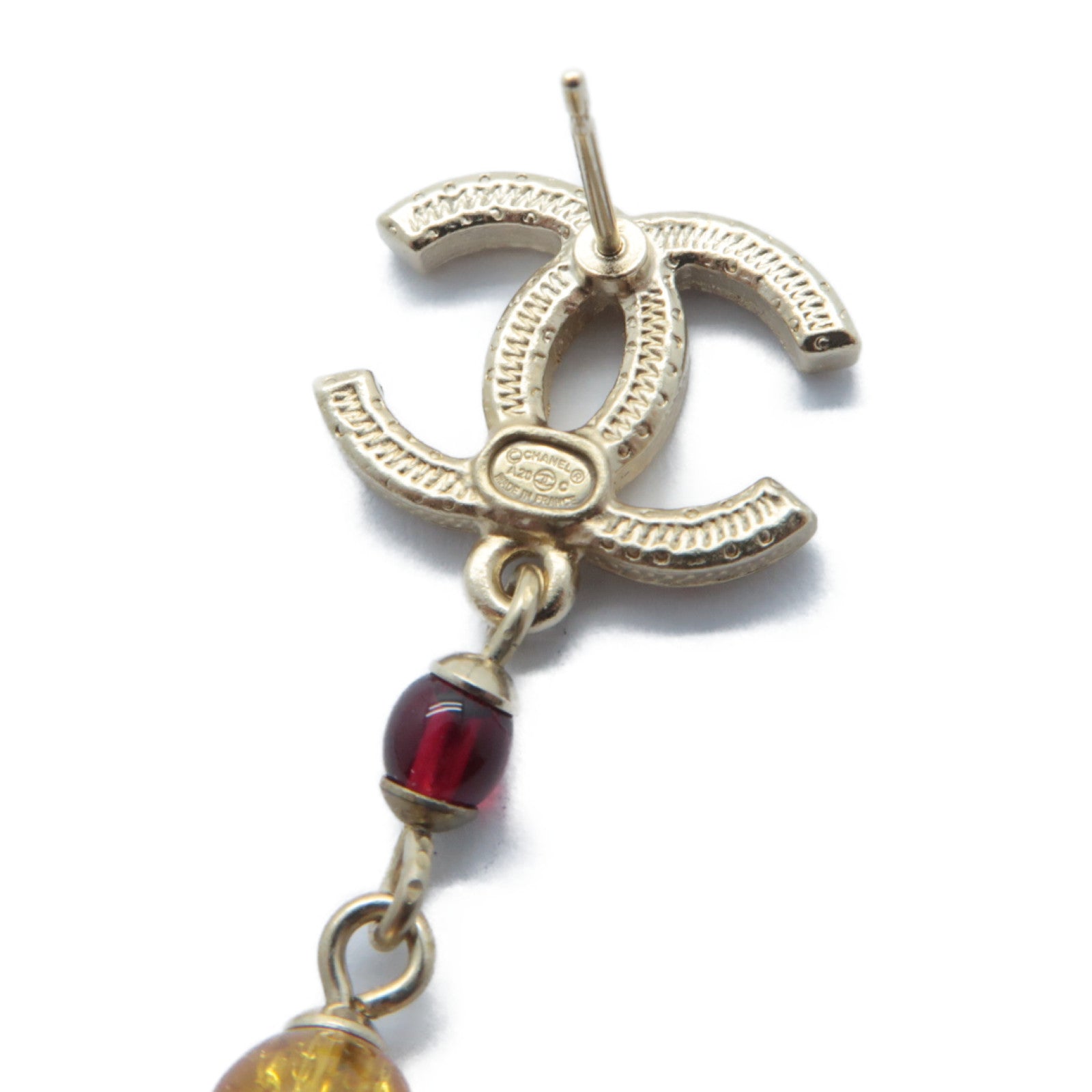 CHANEL 金屬Earrings耳環彩色
