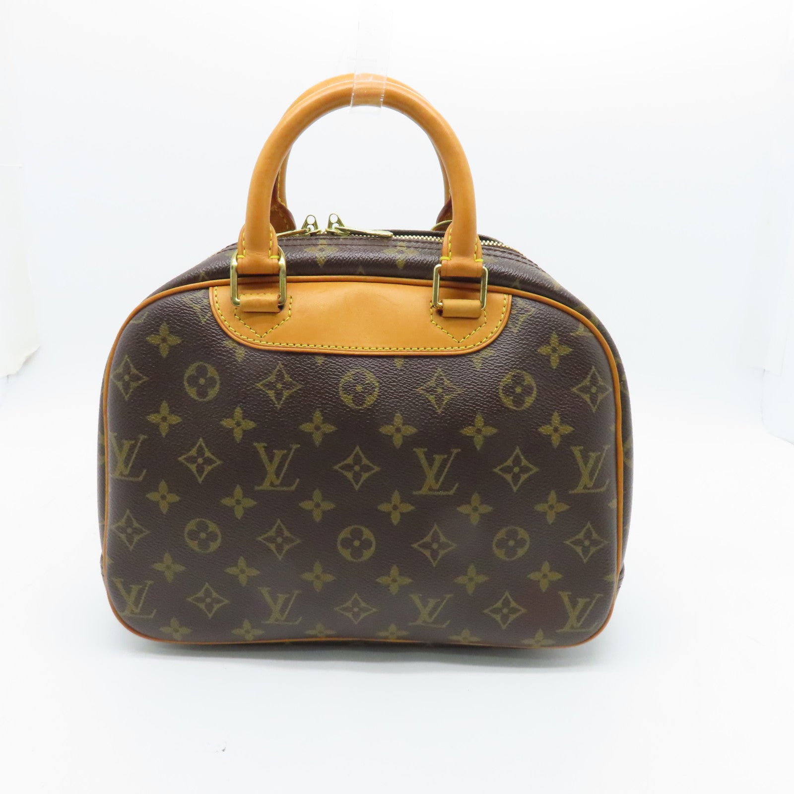 LOUIS VUITTON 【激減優惠】Monogram Trouville金扣手挽袋啡色