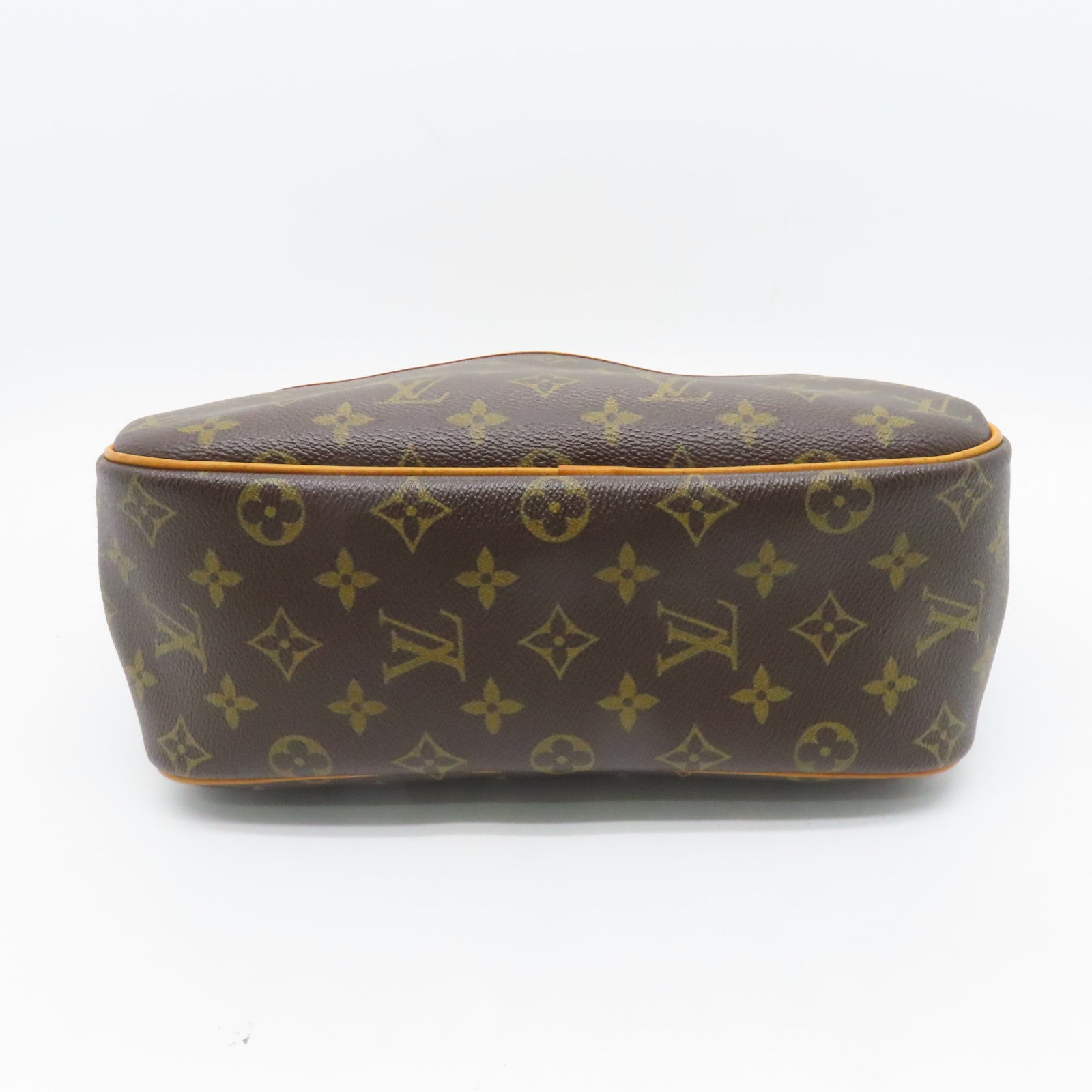 LOUIS VUITTON 【激減優惠】Monogram Trouville金扣手挽袋啡色