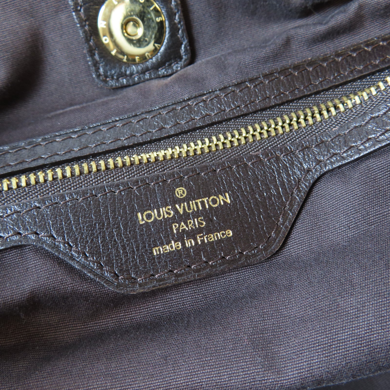 LOUIS VUITTON Monogram Idylle Fantaisie金扣肩背袋棕色