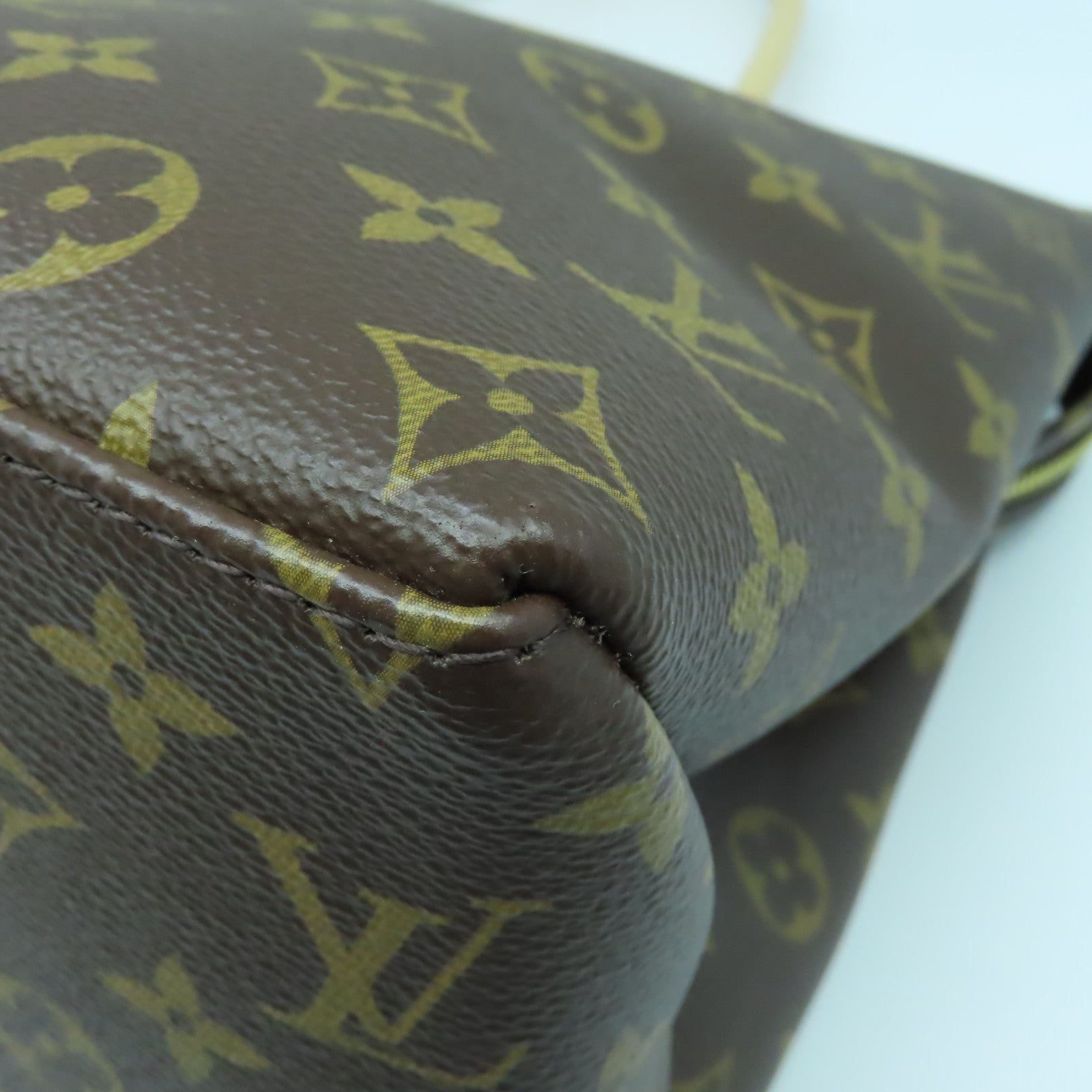 LOUIS VUITTON Monogram Grand Palais MM金扣肩背袋啡色