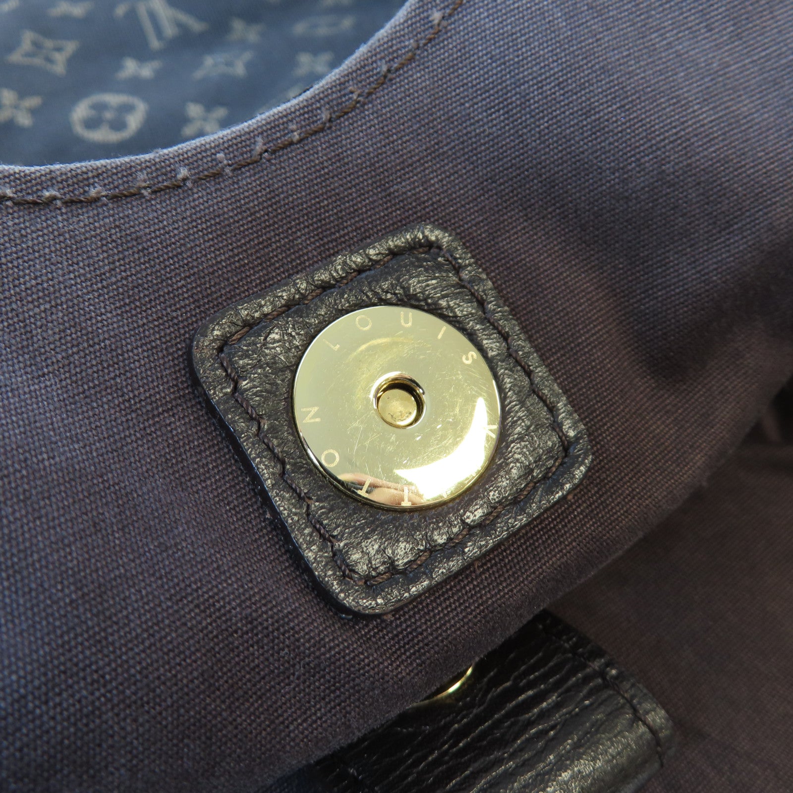 LOUIS VUITTON Monogram Idylle Fantaisie金扣肩背袋棕色