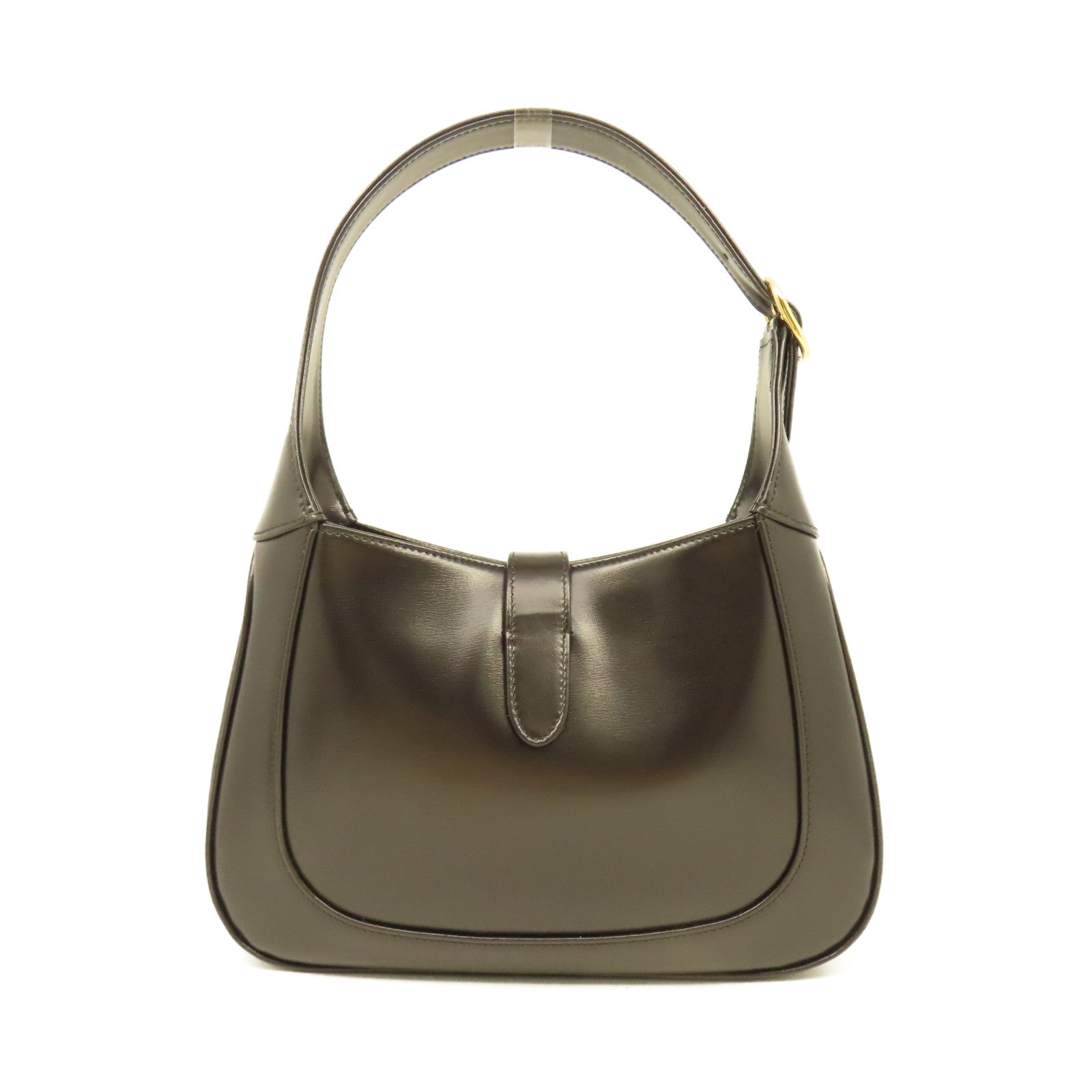 GUCCI 牛皮皮革Jackie 1961金扣肩背袋黑色