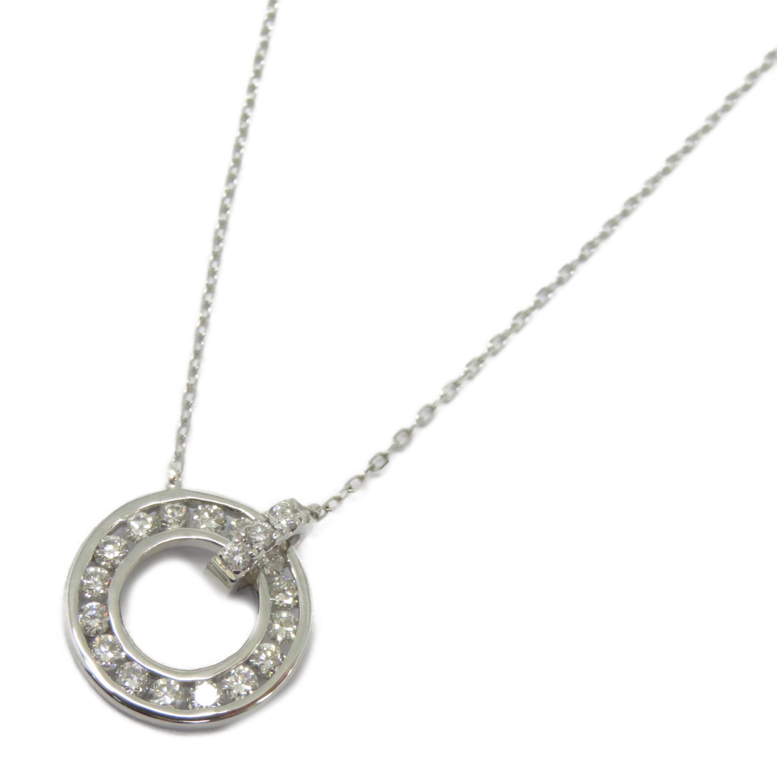 JEWELRY 【激減優惠】18K白金Diamond Necklace 0.377ct鑽石項鍊