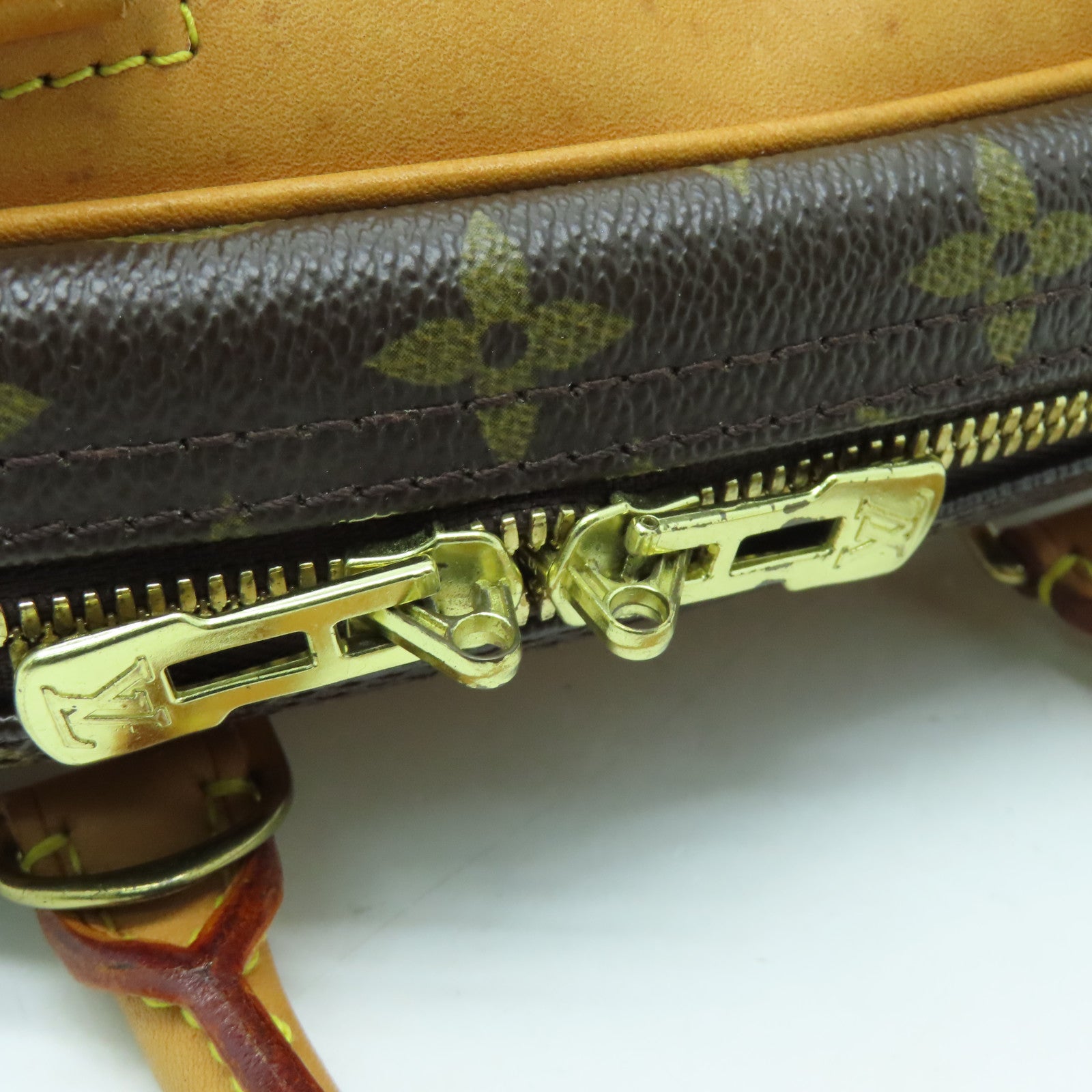LOUIS VUITTON 【激減優惠】Monogram Trouville金扣手挽袋啡色