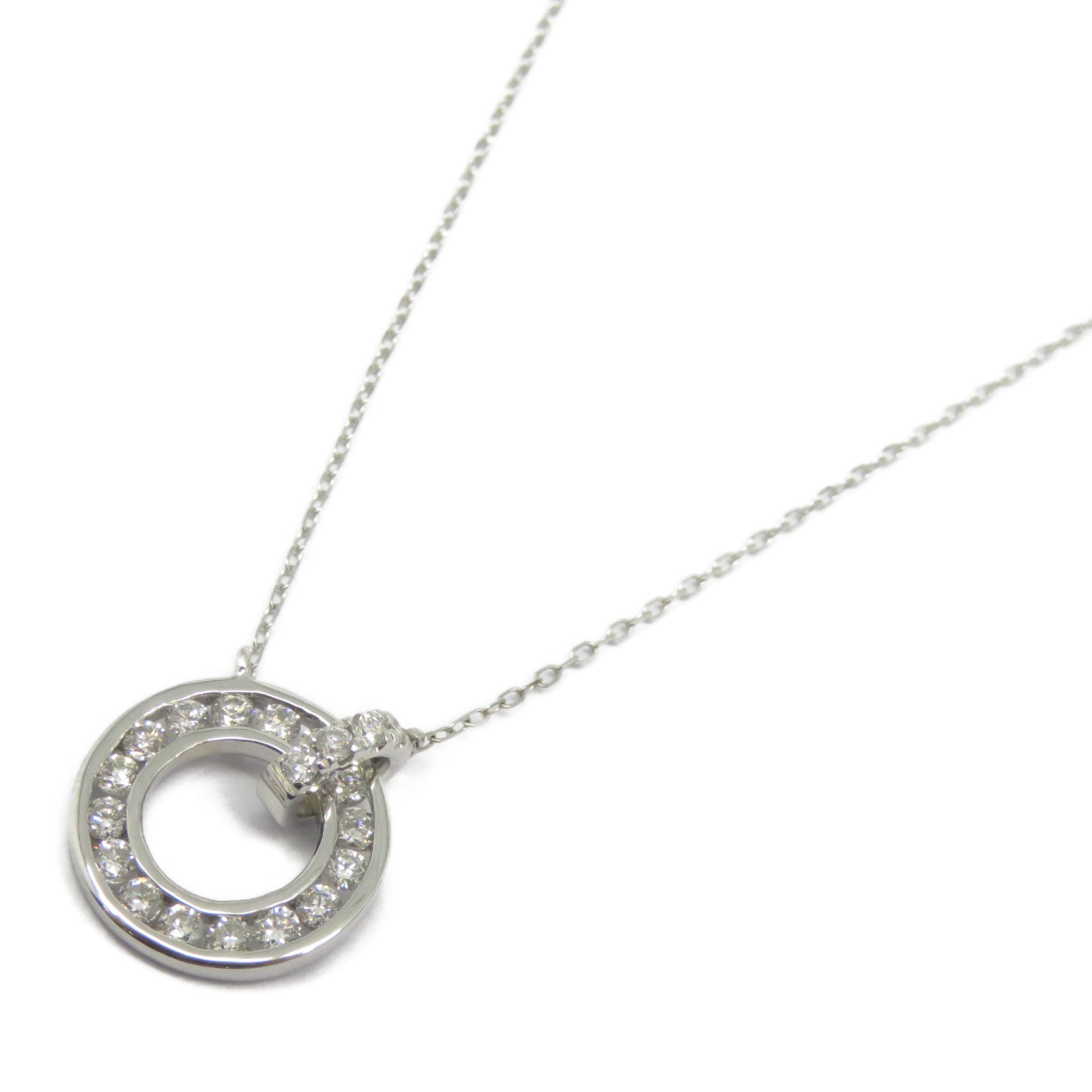 JEWELRY 【激減優惠】18K白金Diamond Necklace 0.377ct鑽石項鍊