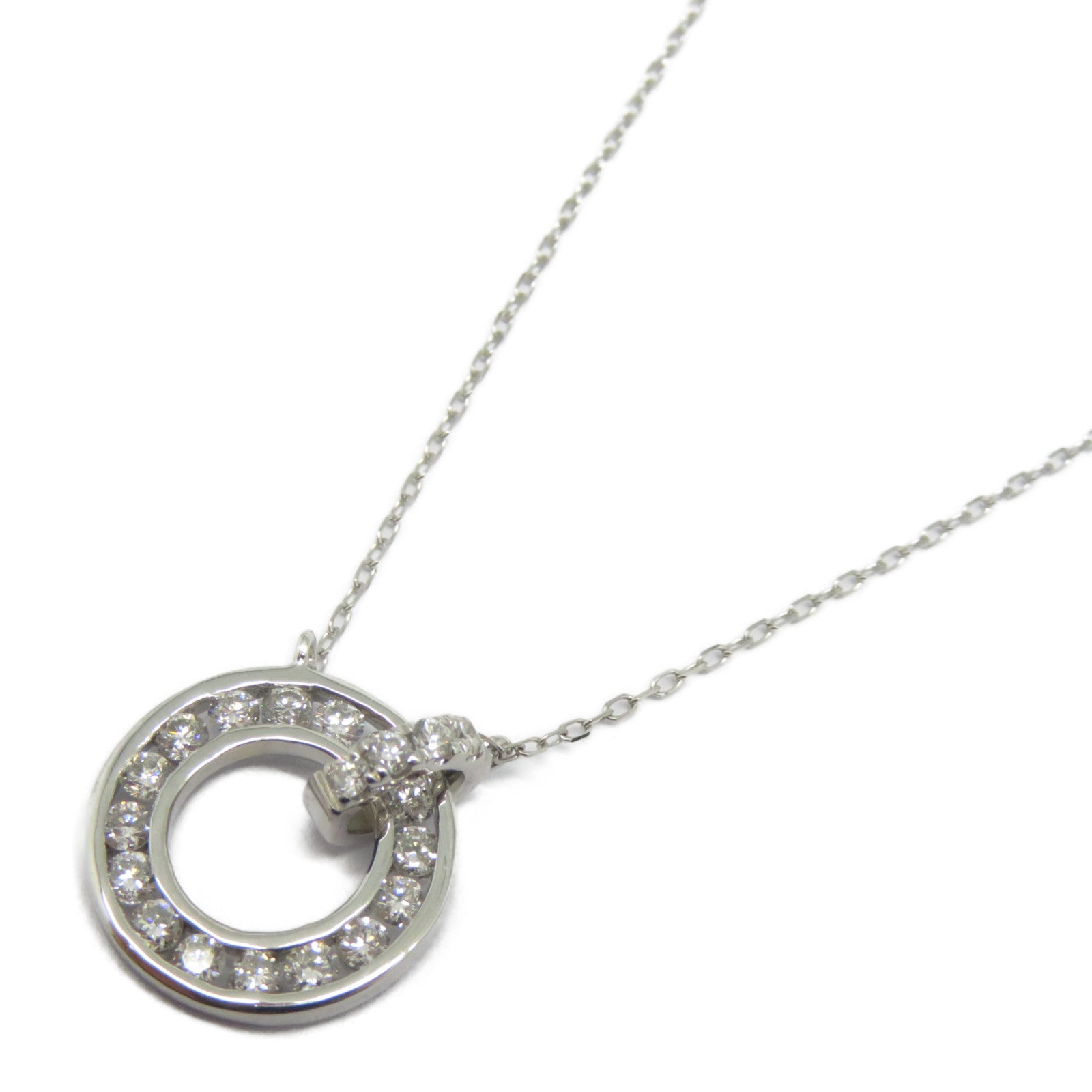 JEWELRY 【激減優惠】18K白金Diamond Necklace 0.377ct鑽石項鍊