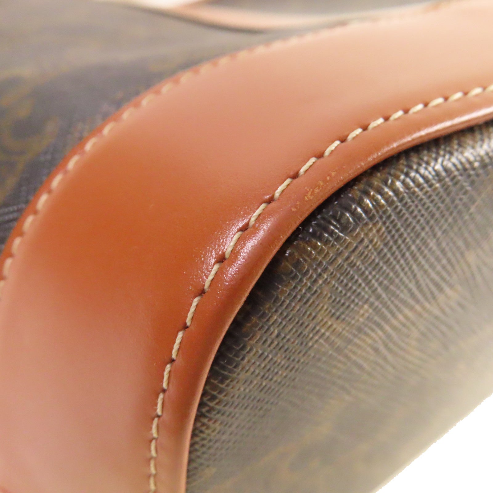 CELINE Triomphe帆布Small Bucket Shoulder Bag金扣肩背袋啡色