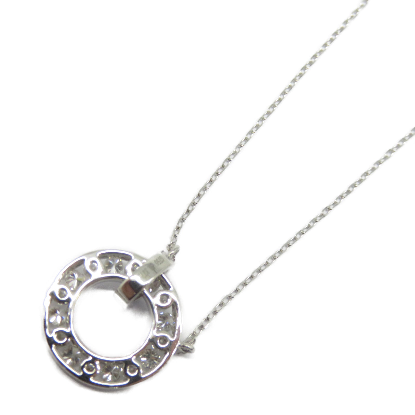JEWELRY 【激減優惠】18K白金Diamond Necklace 0.377ct鑽石項鍊