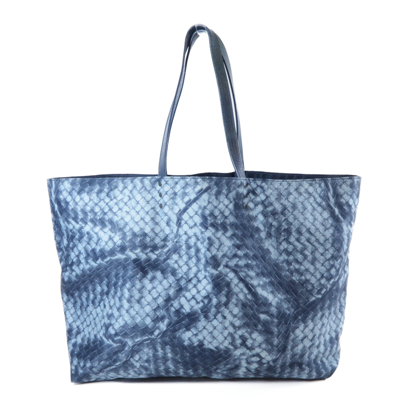 BOTTEGA VENETA 布料Shoulder Bag銀扣肩背袋藍色
