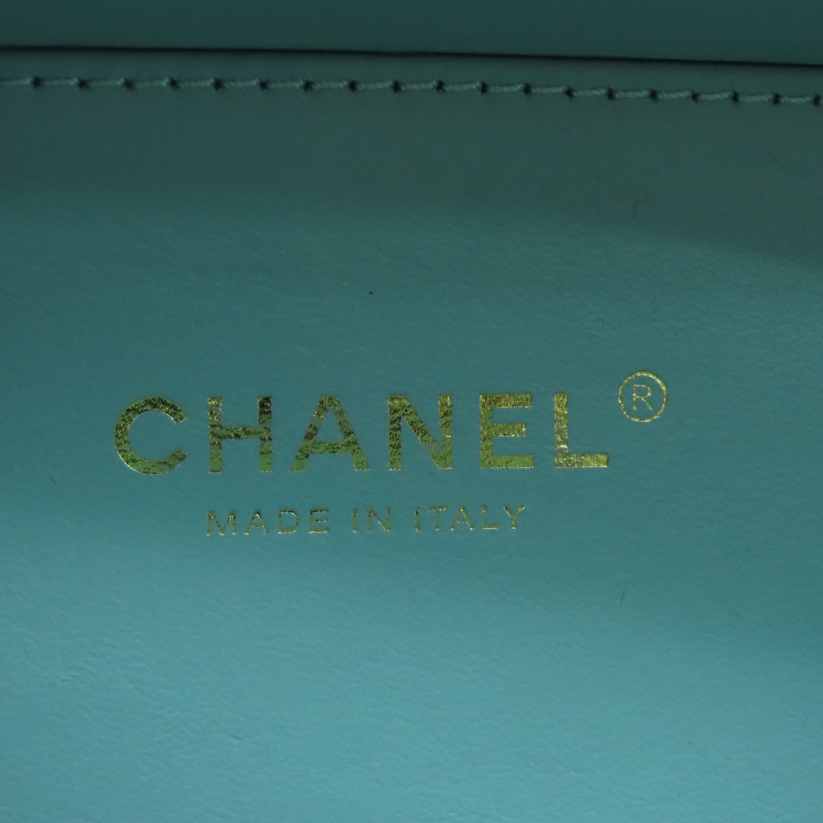 CHANEL Lingge Caviar Leather Chain Shoulder Gold Buckle Handle Shoulder Back Dual-purpose Bag Blue Green