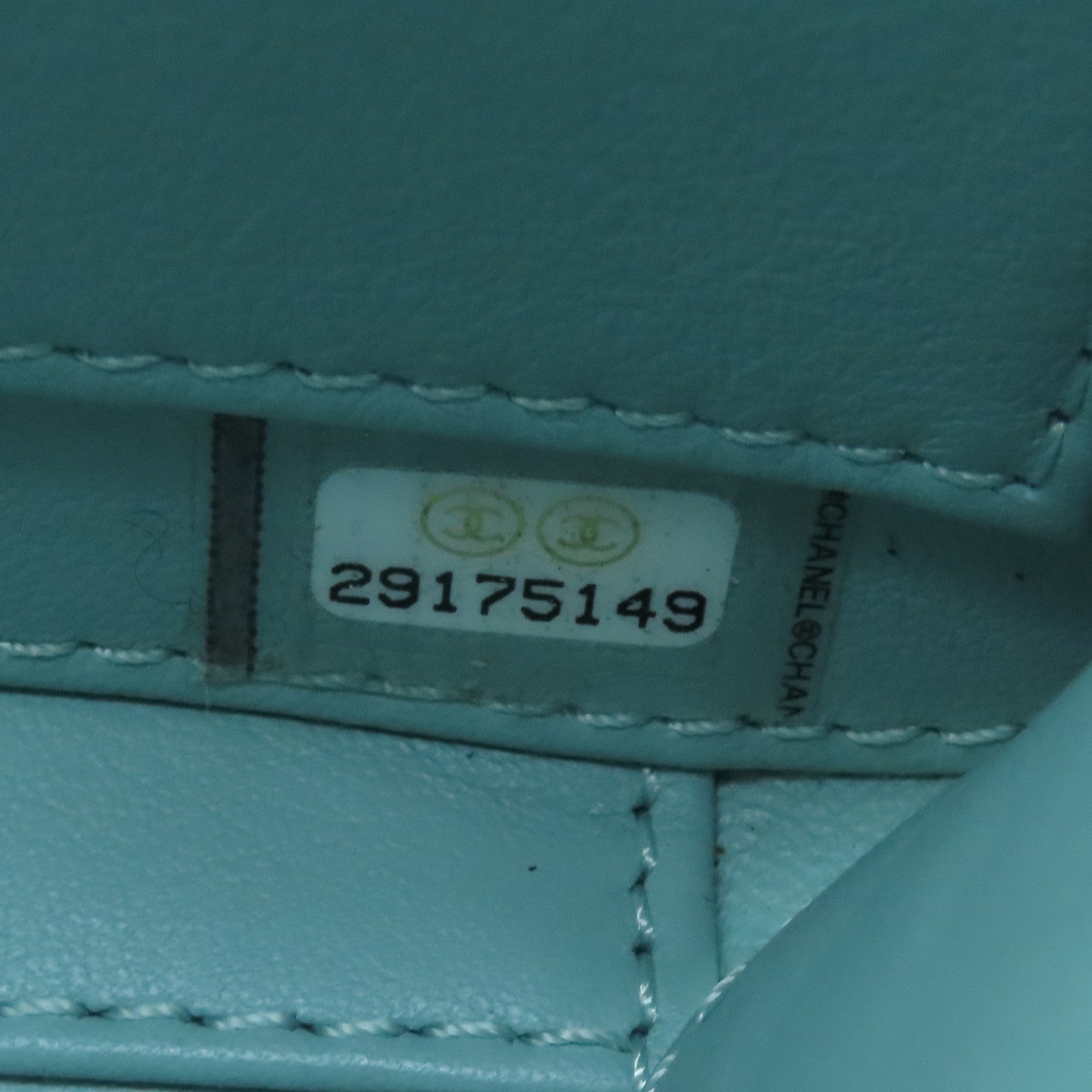 CHANEL Lingge Caviar Leather Chain Shoulder Gold Buckle Handle Shoulder Back Dual-purpose Bag Blue Green
