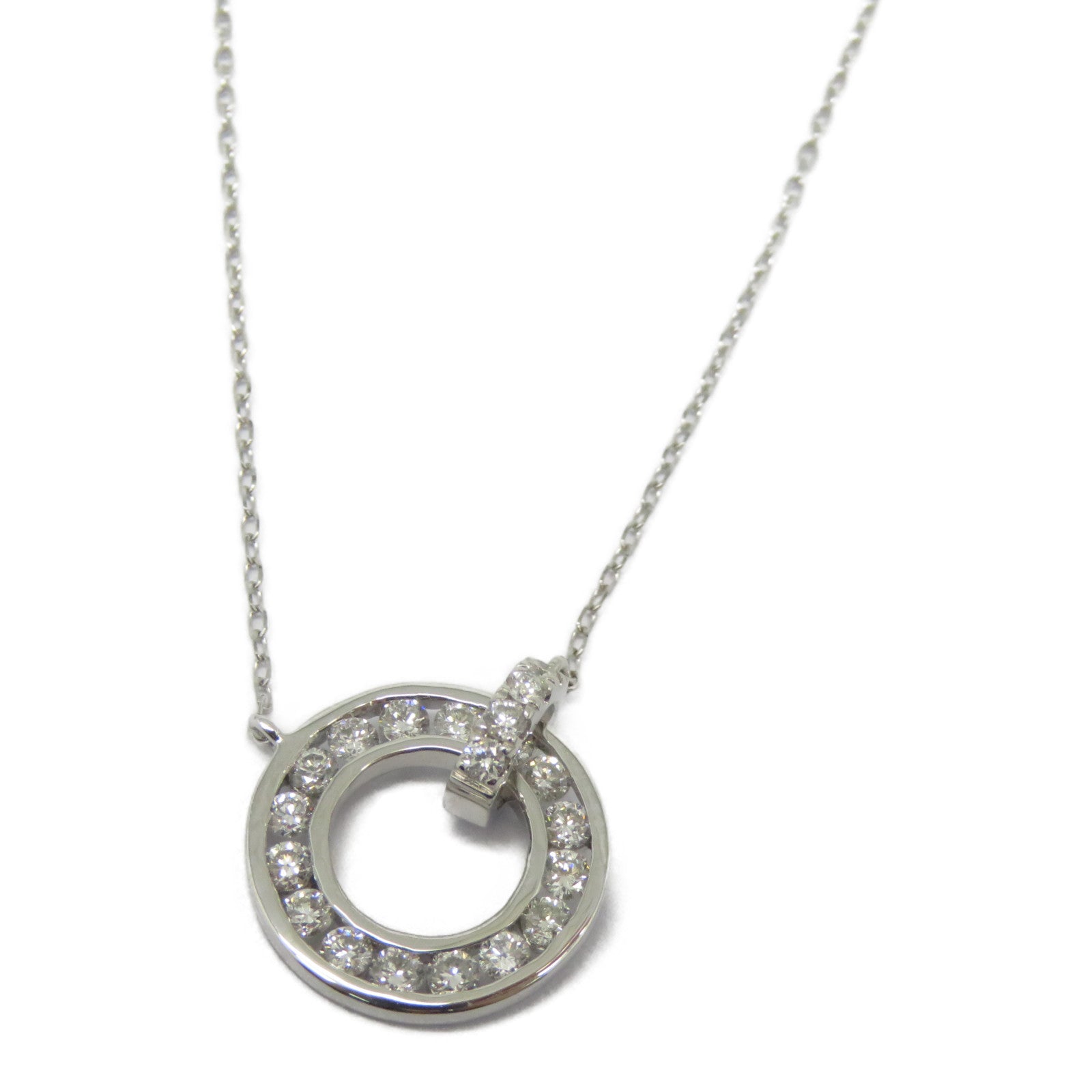 JEWELRY 【激減優惠】18K白金Diamond Necklace 0.377ct鑽石項鍊