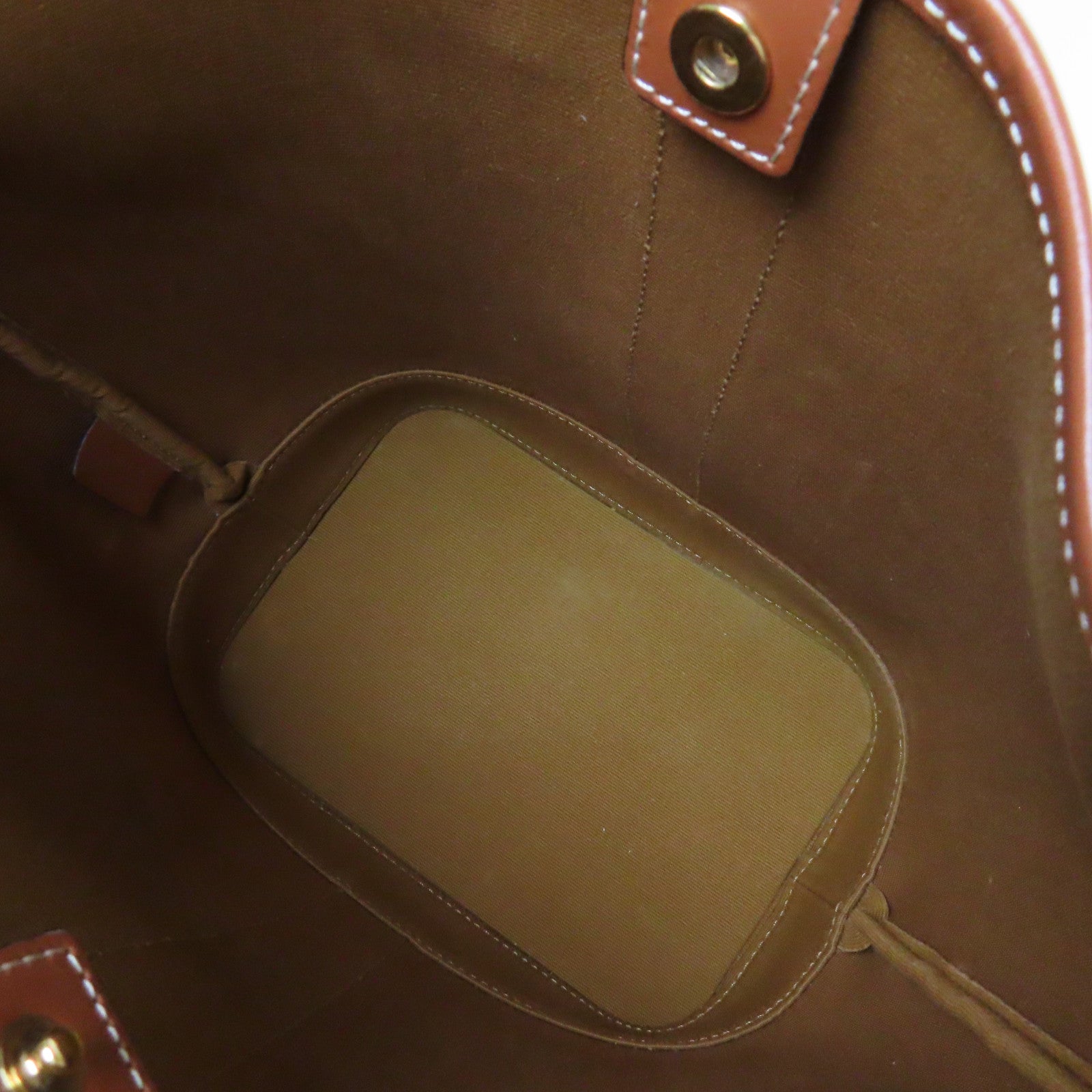CELINE Triomphe帆布Small Bucket Shoulder Bag金扣肩背袋啡色