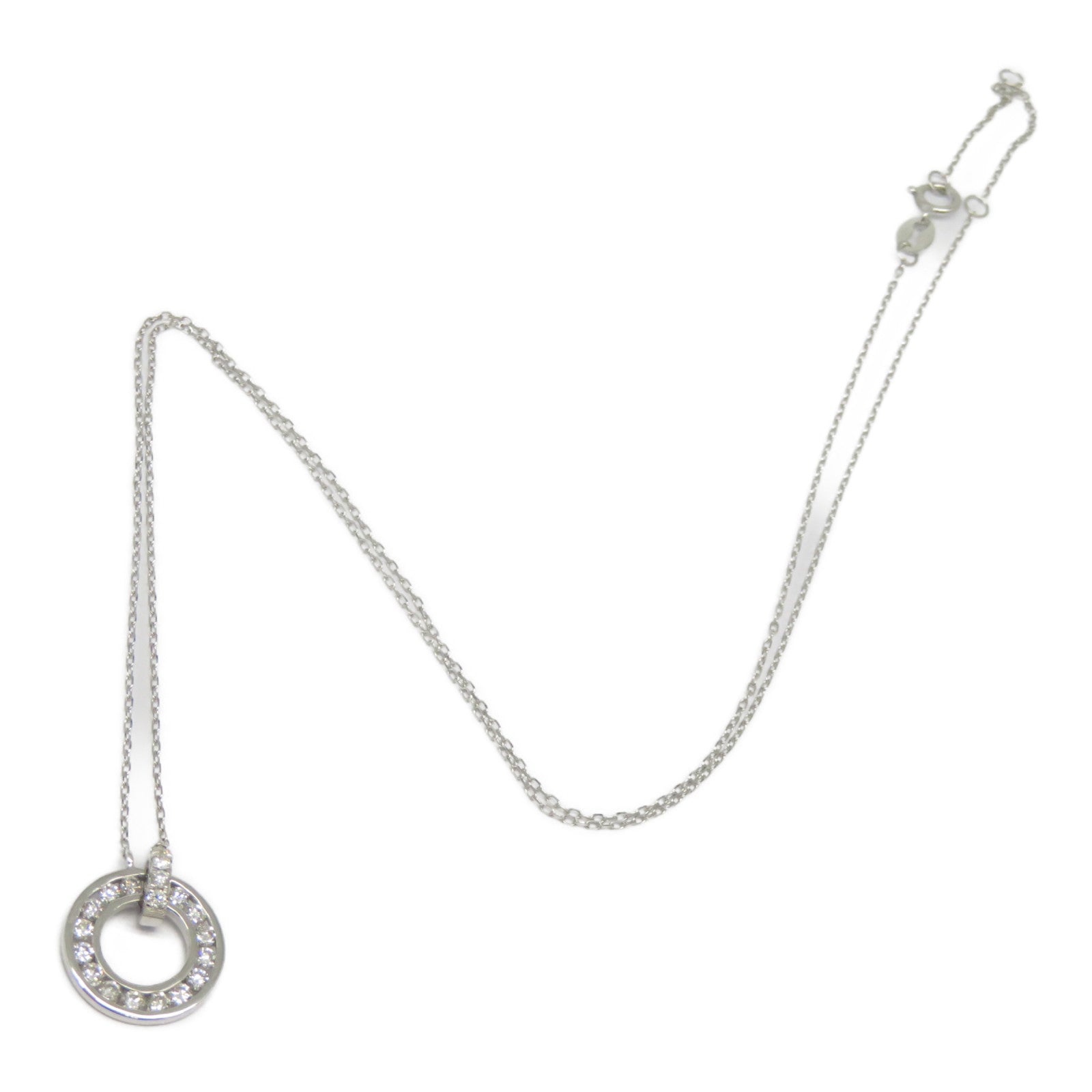 JEWELRY 【激減優惠】18K白金Diamond Necklace 0.377ct鑽石項鍊