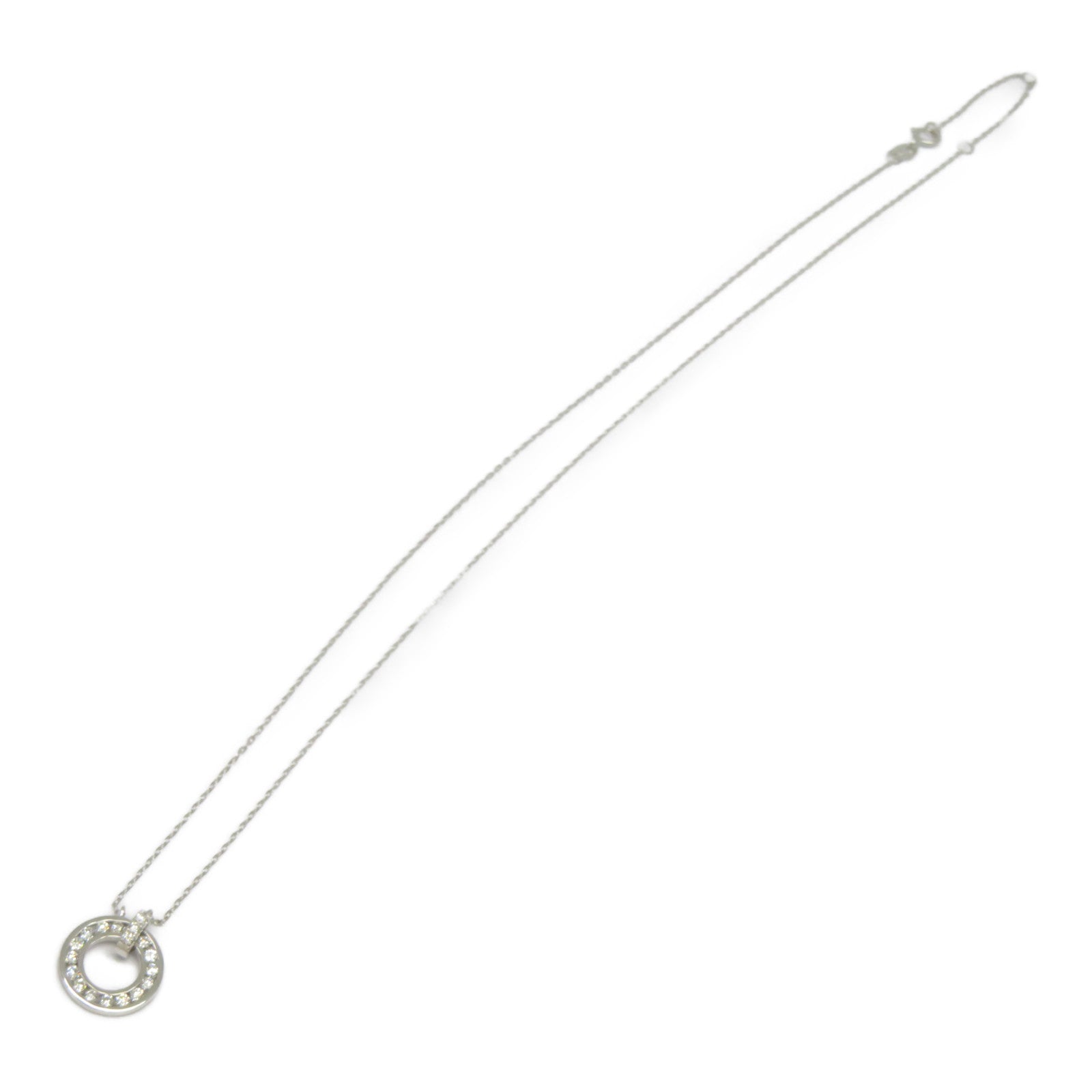 JEWELRY 【激減優惠】18K白金Diamond Necklace 0.377ct鑽石項鍊