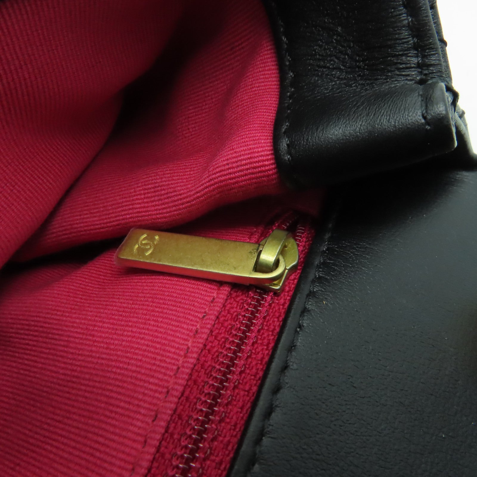 CHANEL 【激減優惠】菱格牛皮皮革2way Shoulder Bag金扣手挽肩背兩用袋黑色