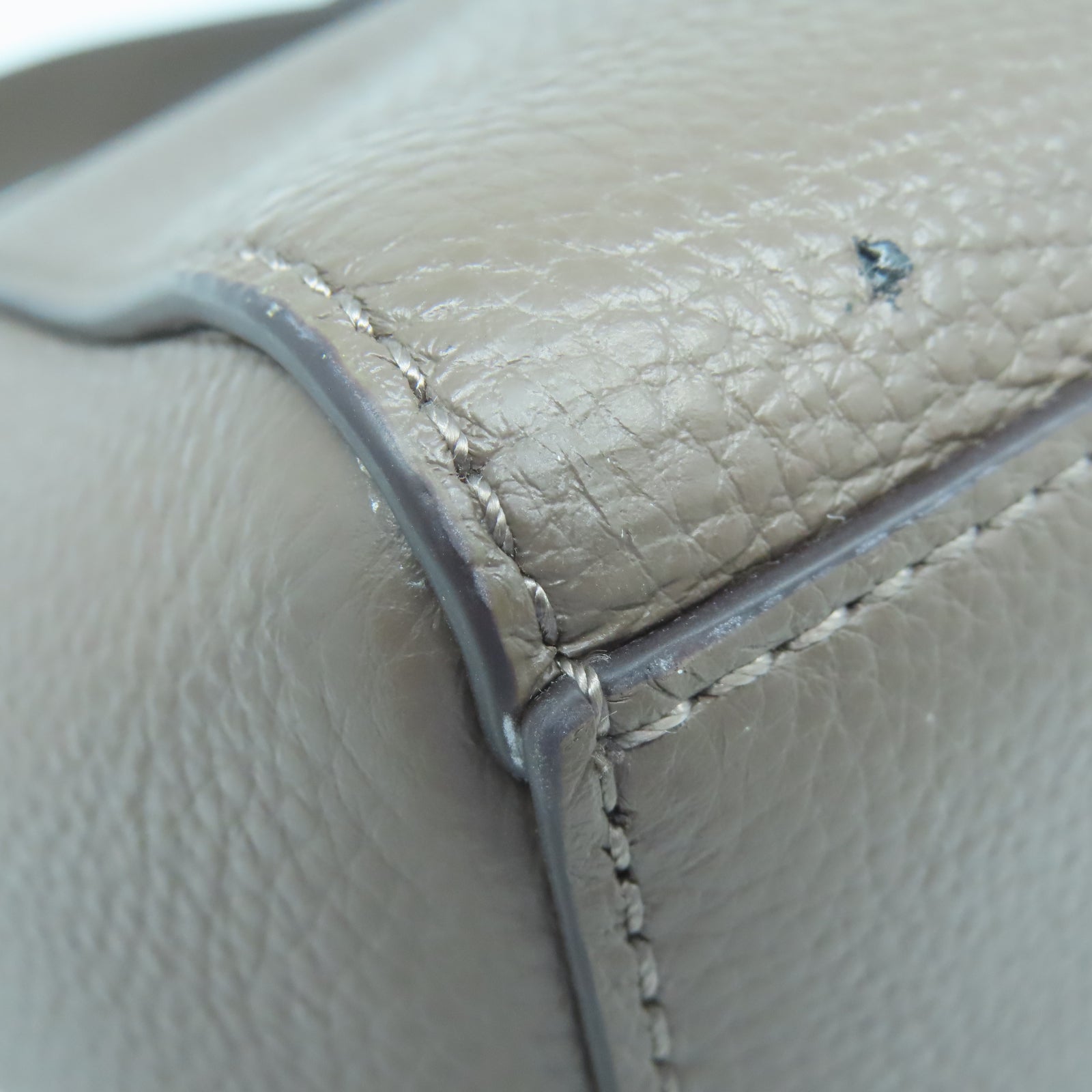Tory Burch 牛皮皮革2 Way Shoulder Bag金扣手挽肩背兩用袋灰色