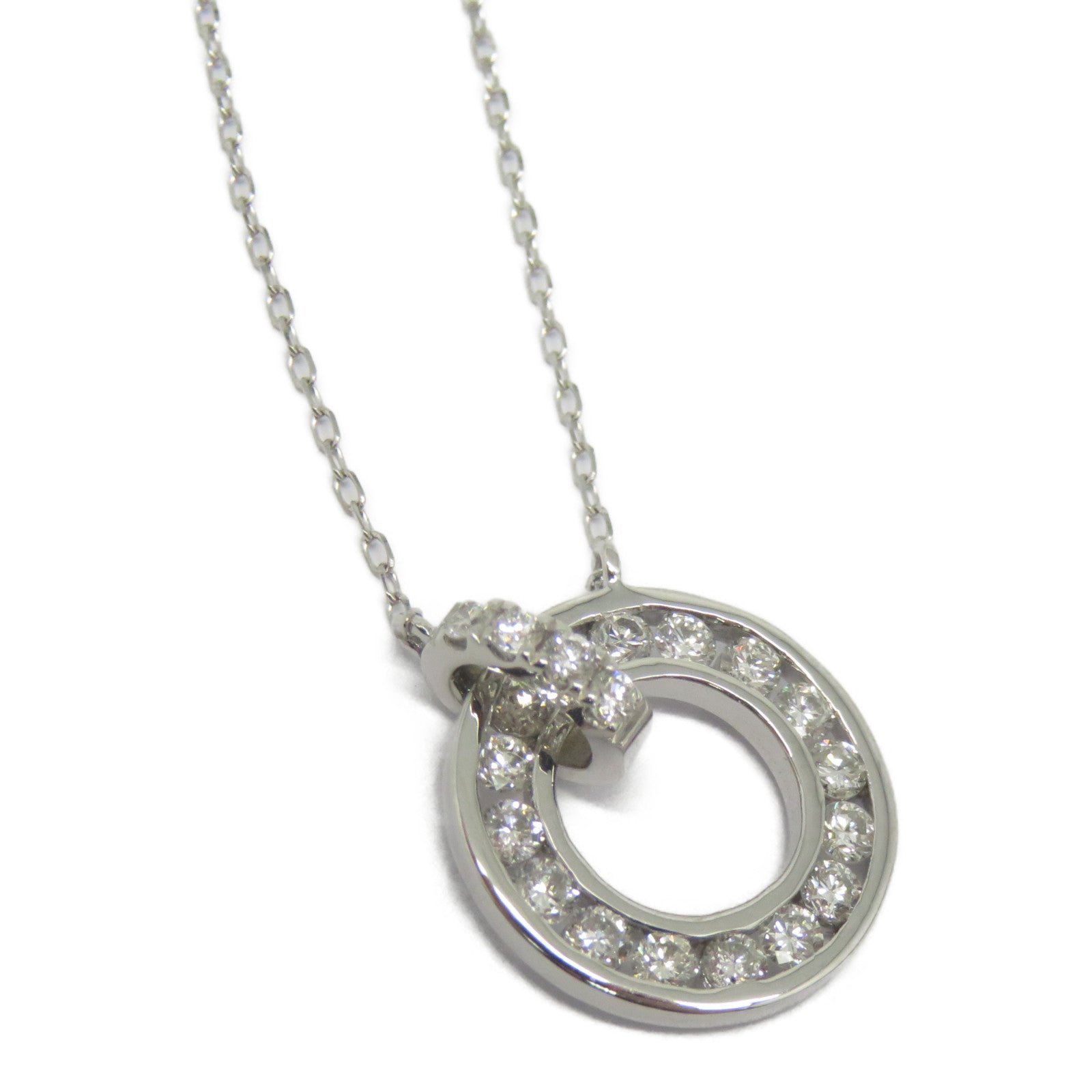 JEWELRY 【激減優惠】18K白金Diamond Necklace 0.377ct鑽石項鍊
