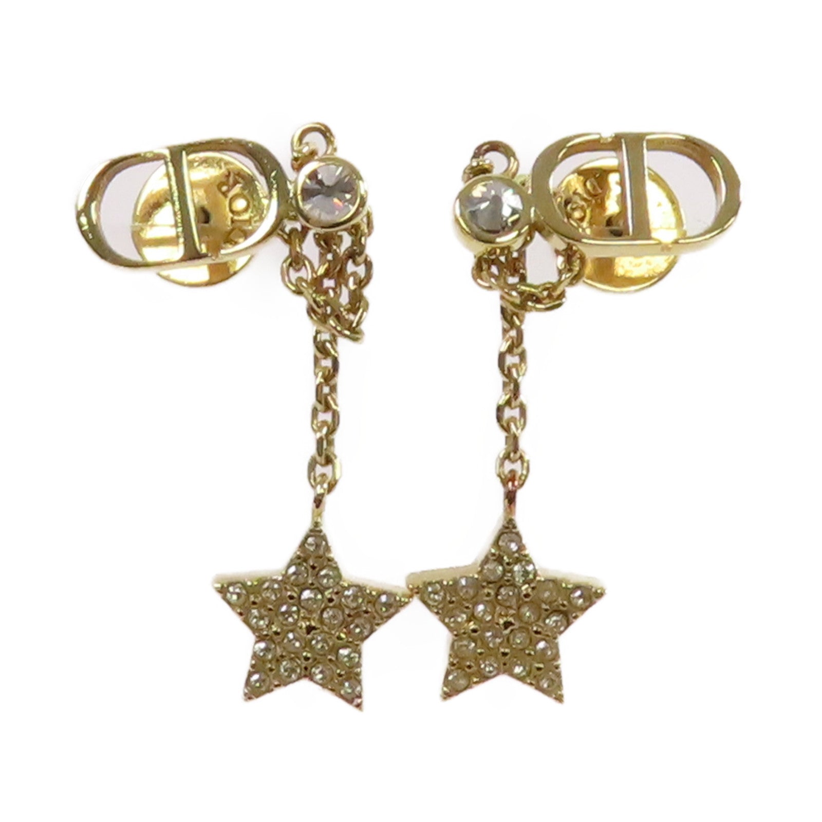 Dior 金屬Petit CD Star Earrings耳環