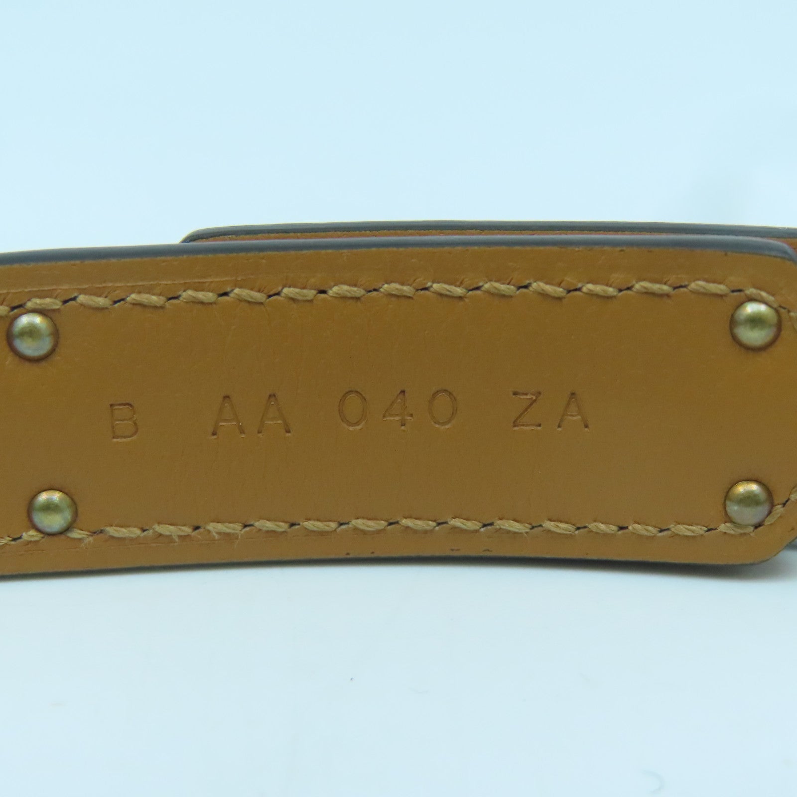 HERMES Epsom Leather Kelly Pocket 18 Belt Gold Buckle Belt Black