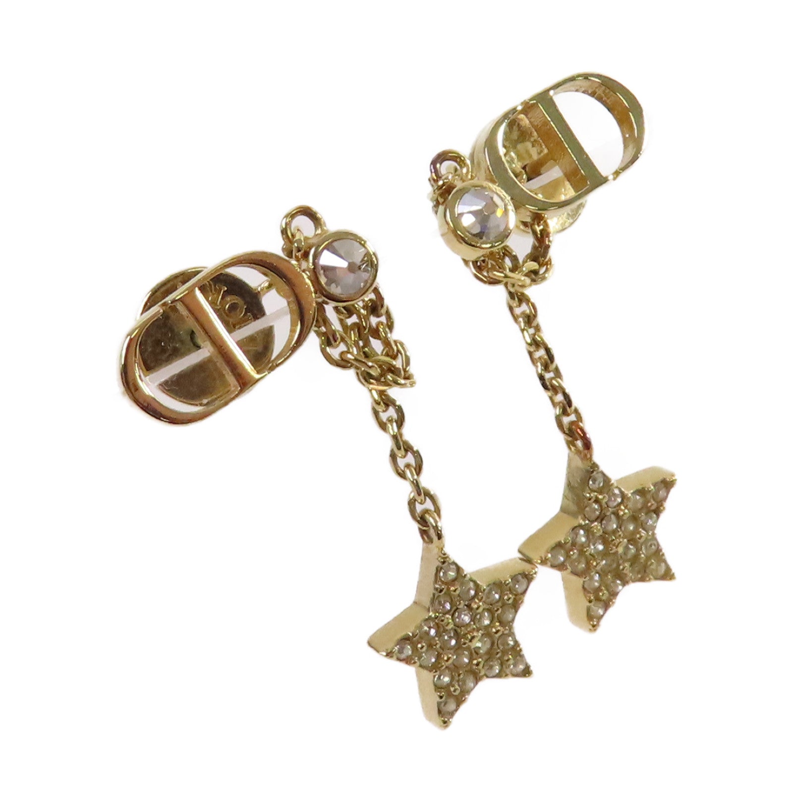 Dior 金屬Petit CD Star Earrings耳環