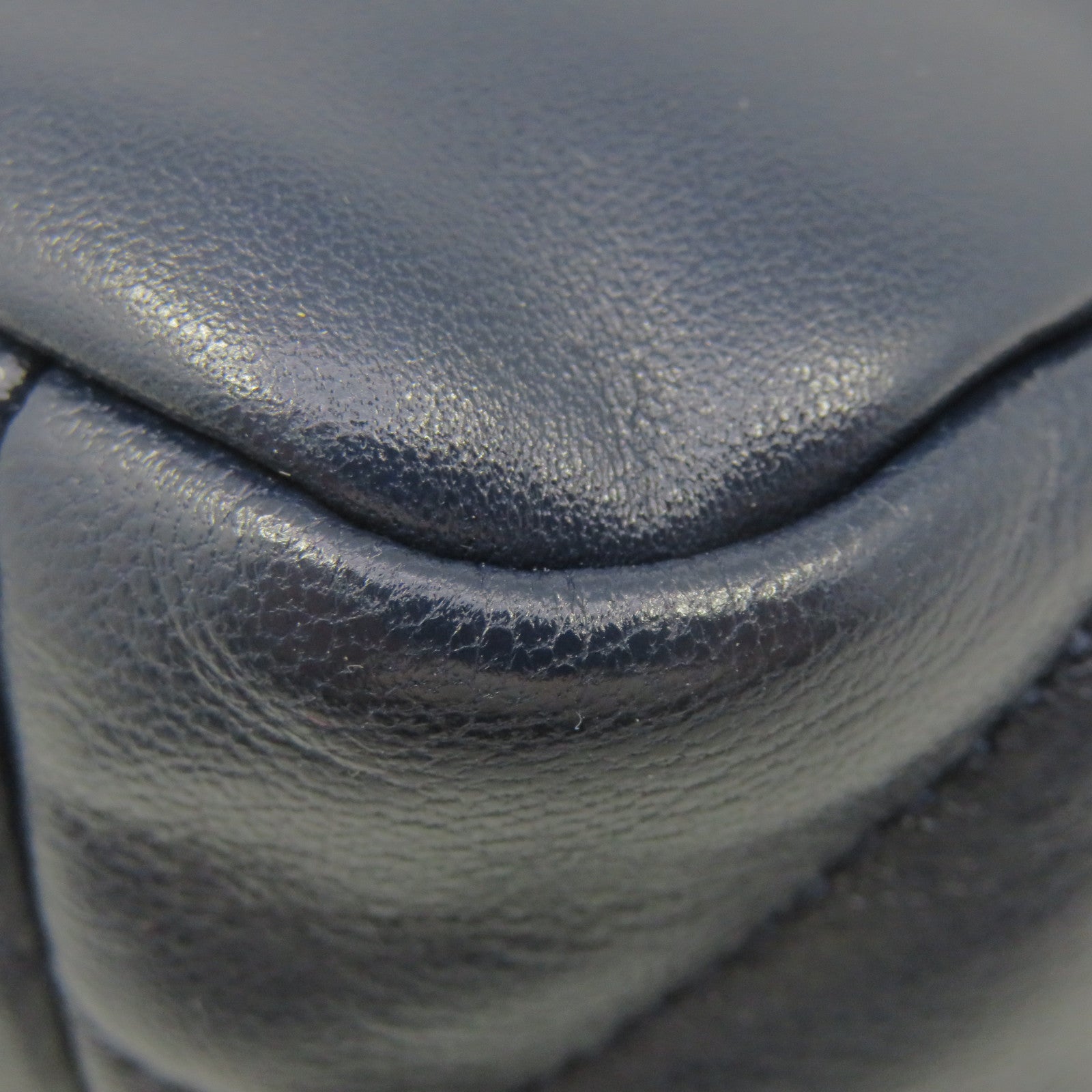 CHANEL 菱格羊皮皮革19 Small 2Way Shoulder Bag金扣鏈帶肩背袋寶藍色