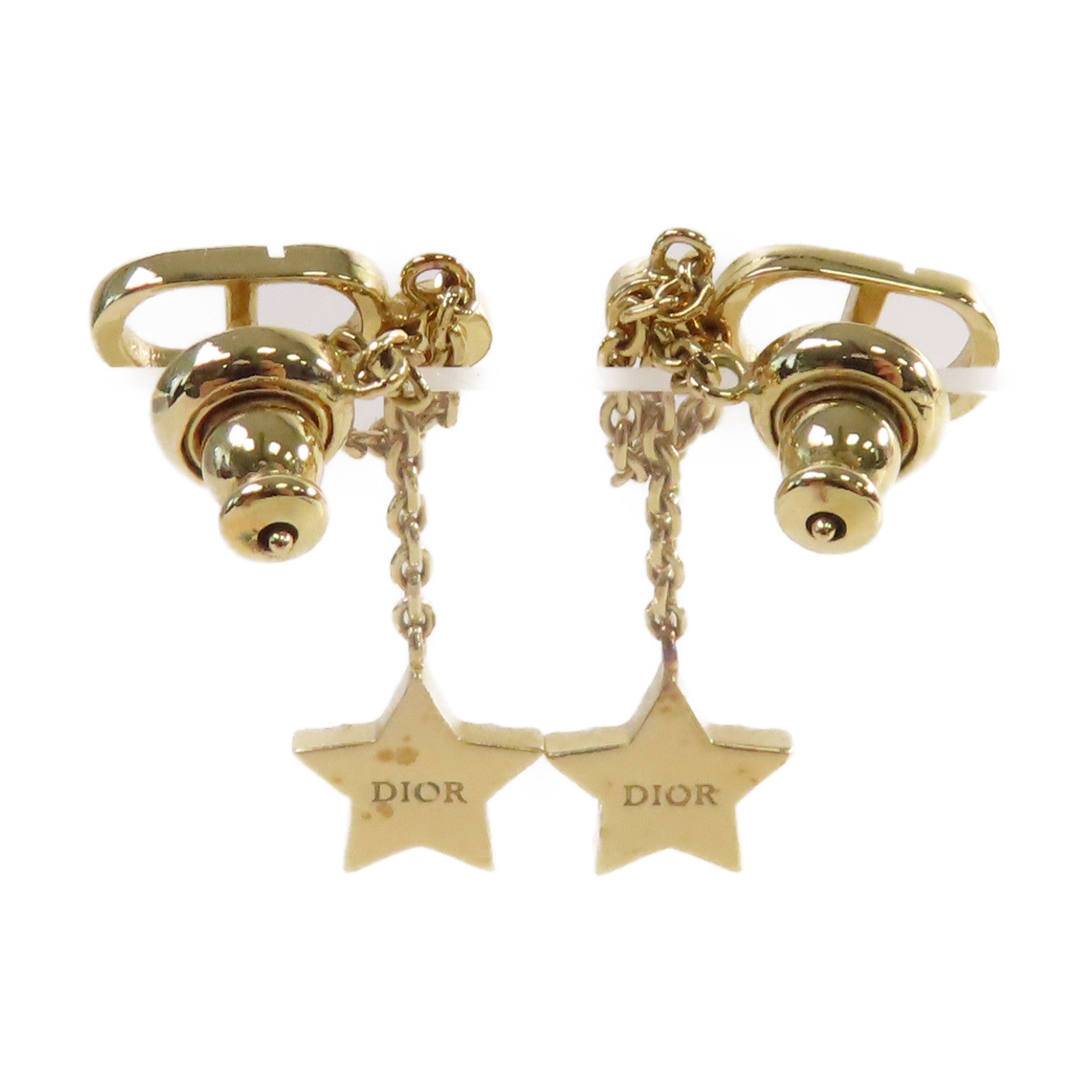 Dior 金屬Petit CD Star Earrings耳環