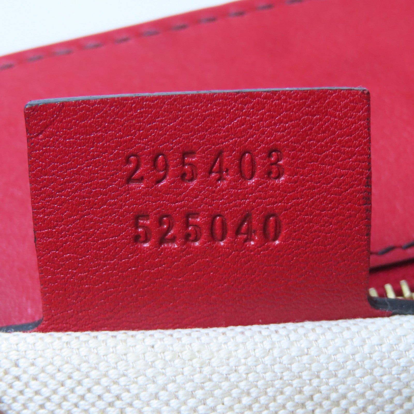 GUCCI 牛皮皮革Shoulder Tote金扣肩背袋紅色