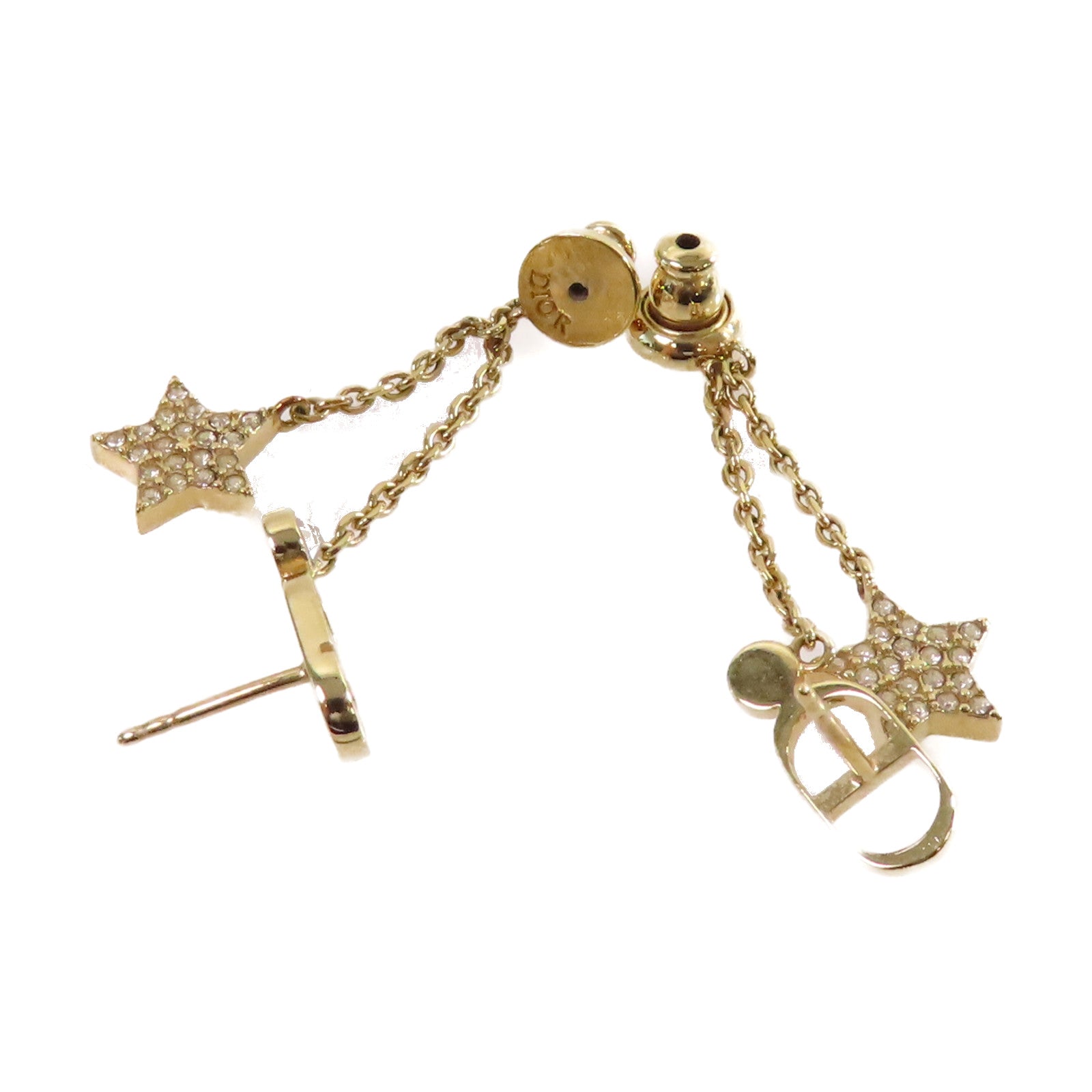 Dior 金屬Petit CD Star Earrings耳環