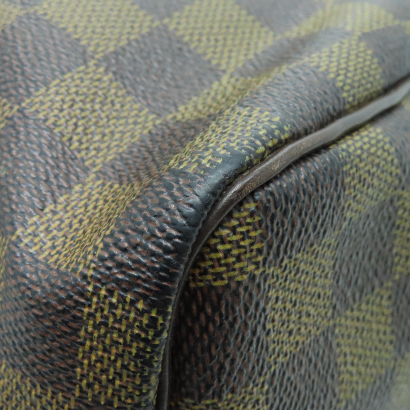 LOUIS VUITTON Damier Speedy 30金扣手挽袋啡色