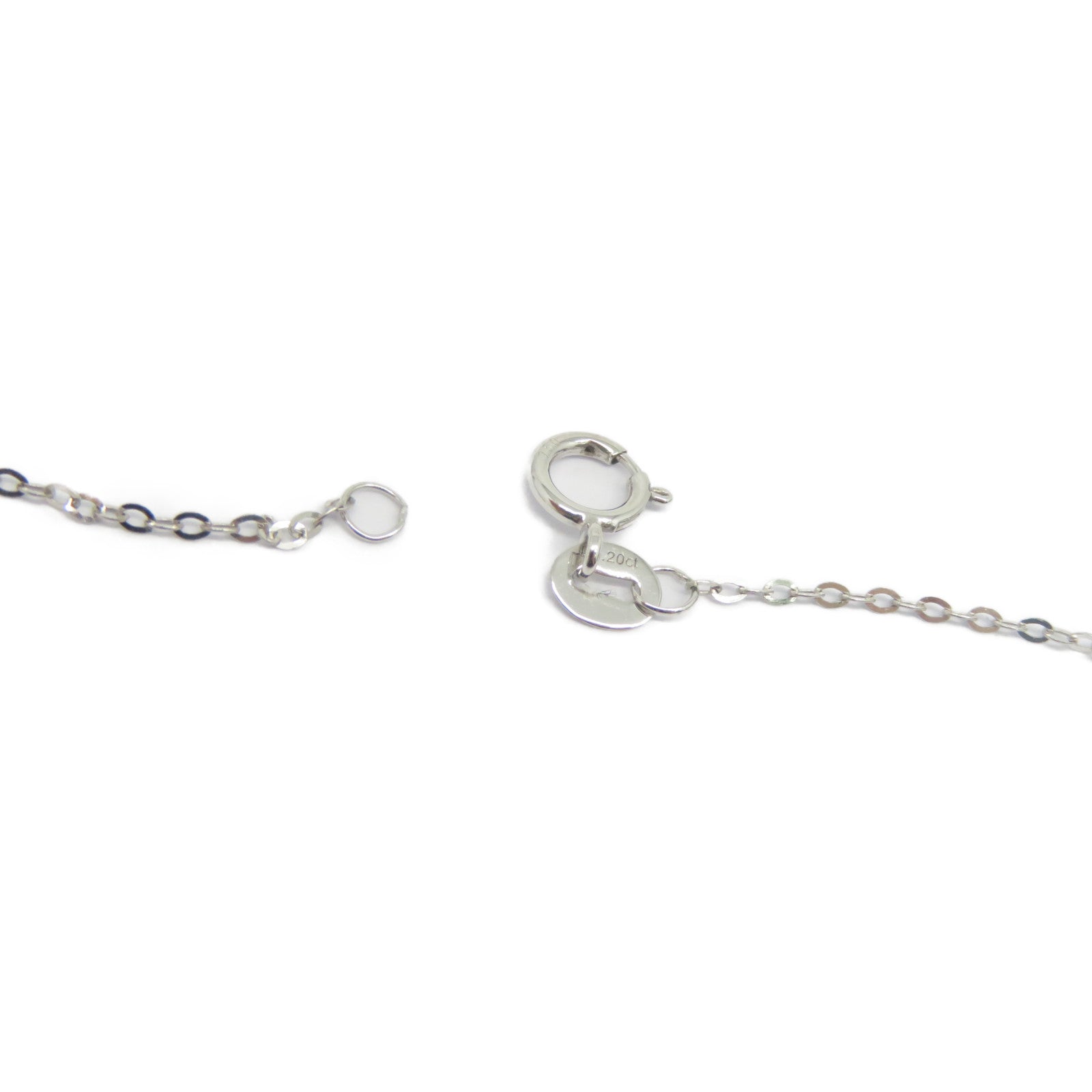 JEWELRY 18K黃金/白金Diamond Necklace 0.2ct/0.38ct鑽石項鍊