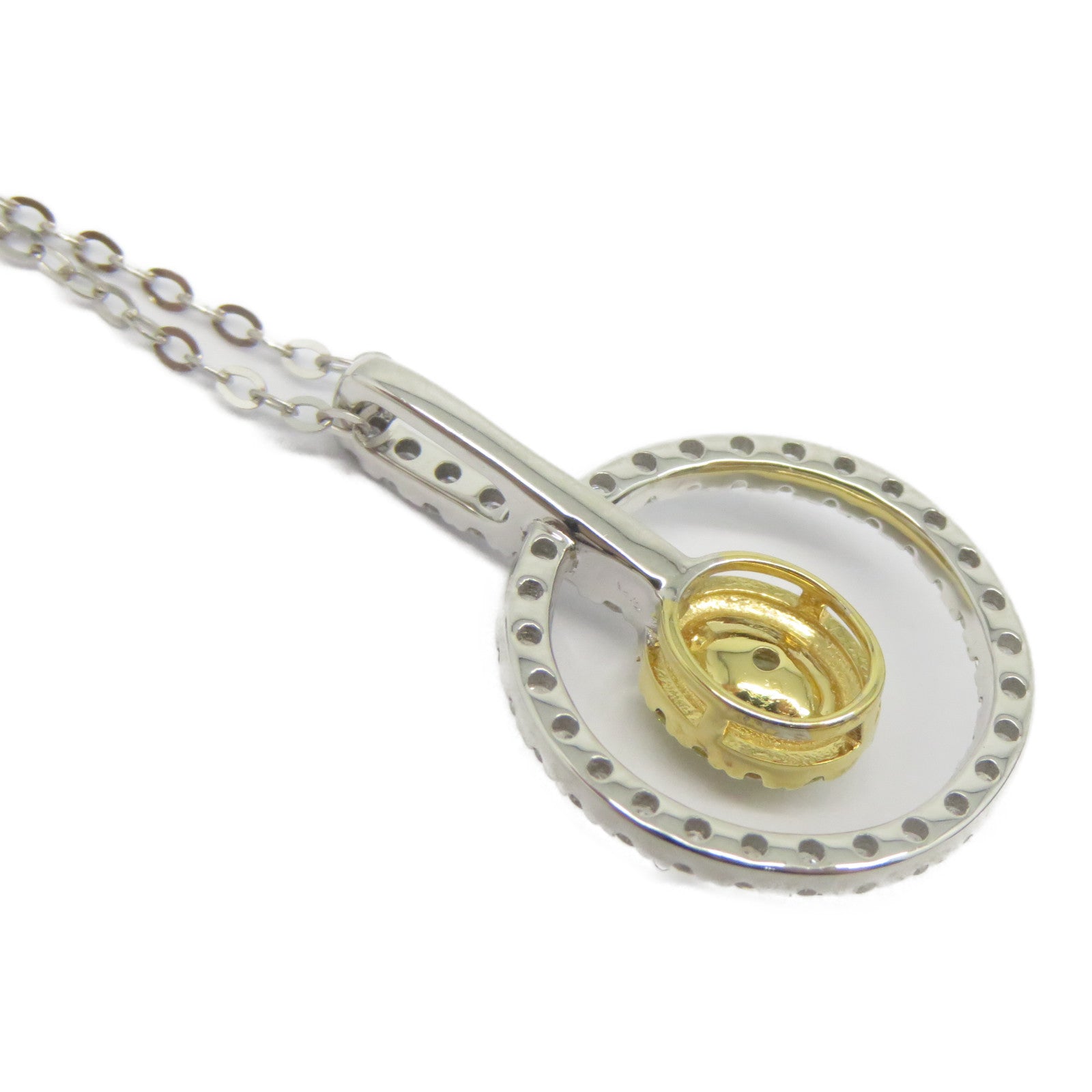 JEWELRY 18K黃金/白金Diamond Necklace 0.2ct/0.38ct鑽石項鍊