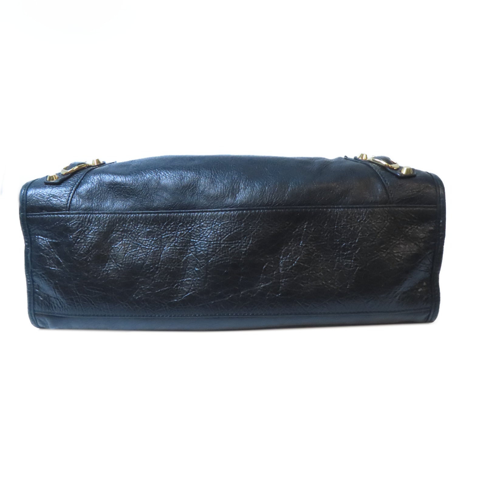 BALENCIAGA 羊皮皮革Classic City金扣手挽肩背兩用袋黑色