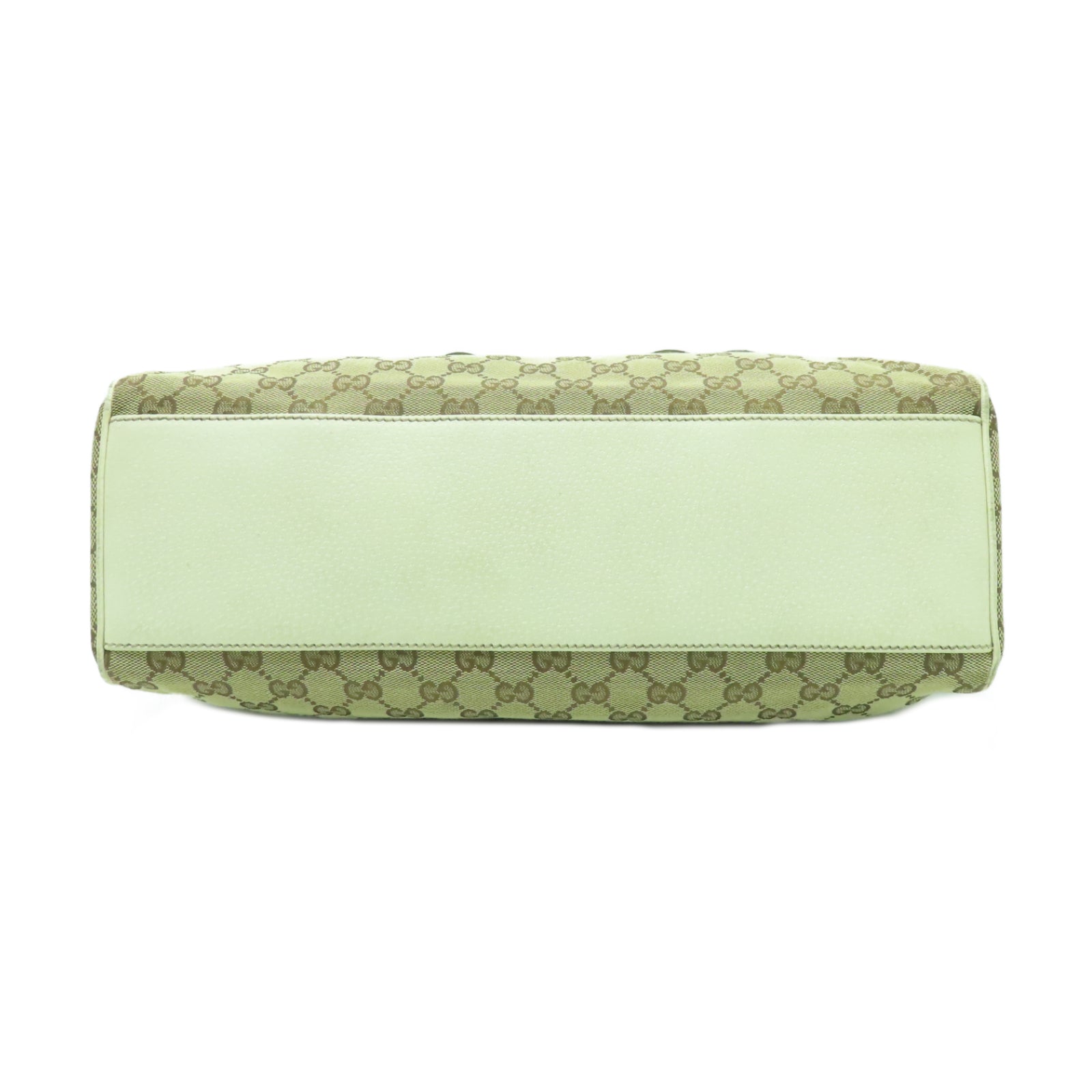 GUCCI 帆布Shoulder Bag金扣肩背袋啡色/白色