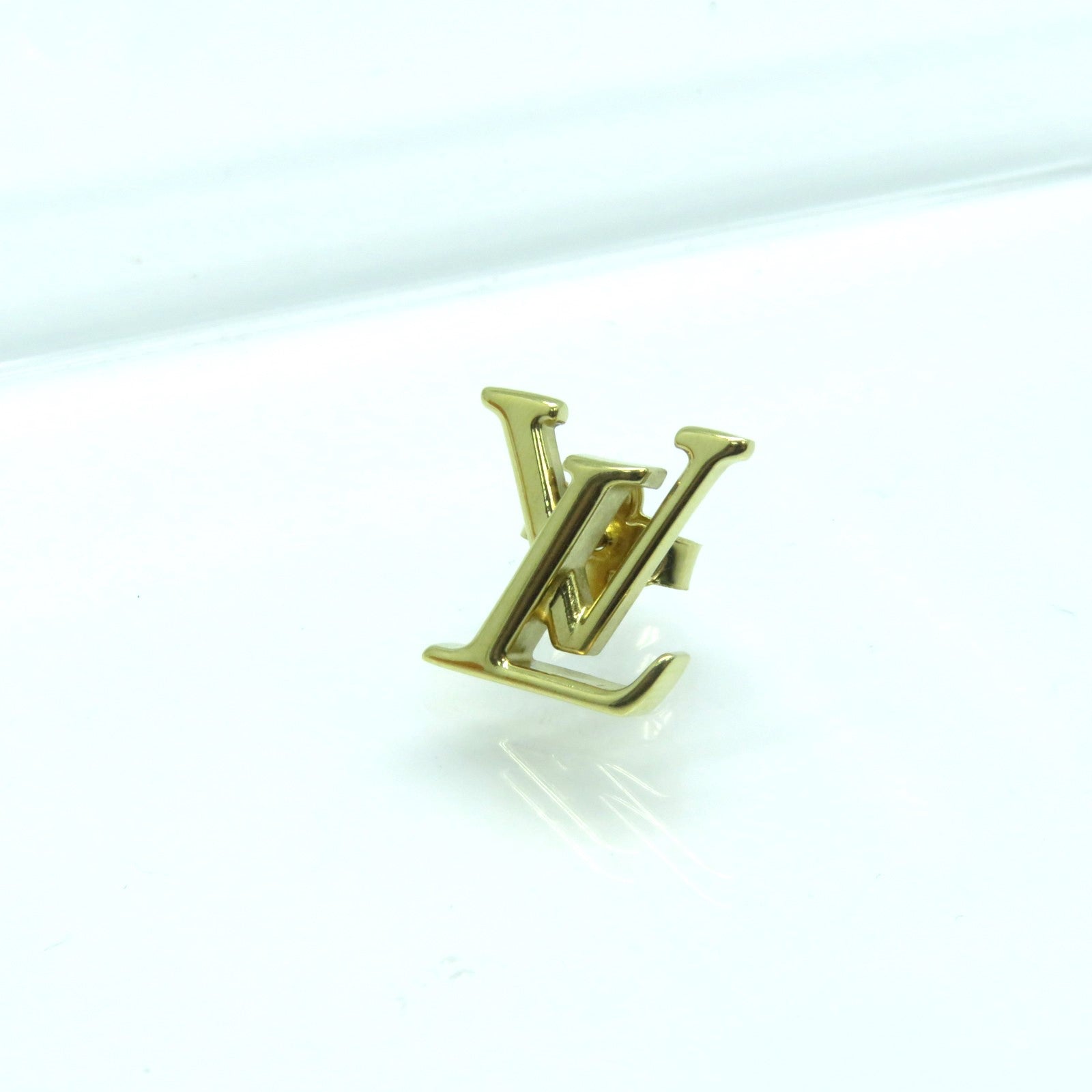 LOUIS VUITTON 金屬Iconic Earrings耳環金色