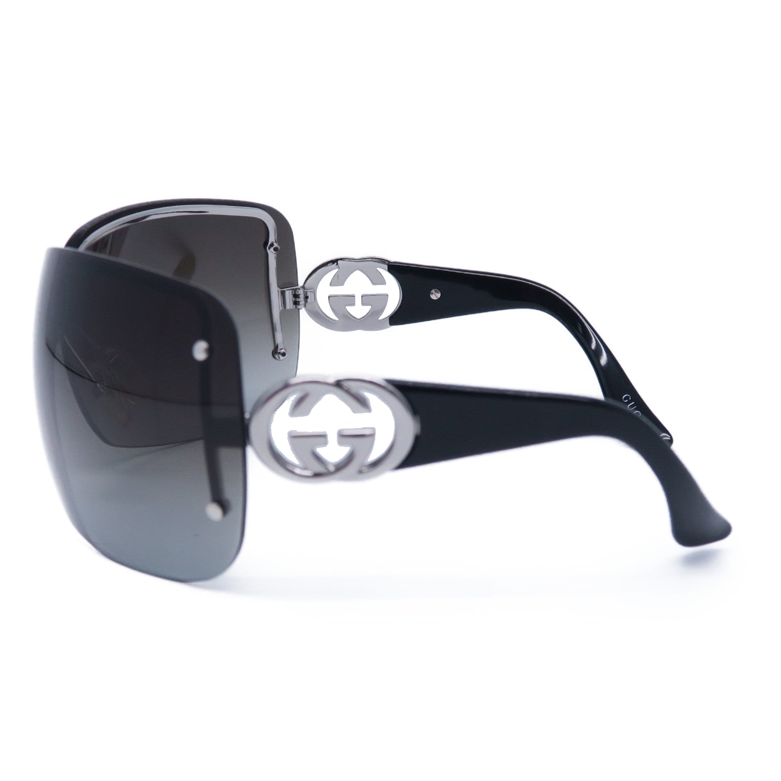 GUCCI 【激減優惠】PVC Sunglasses銀扣太陽眼鏡黑色