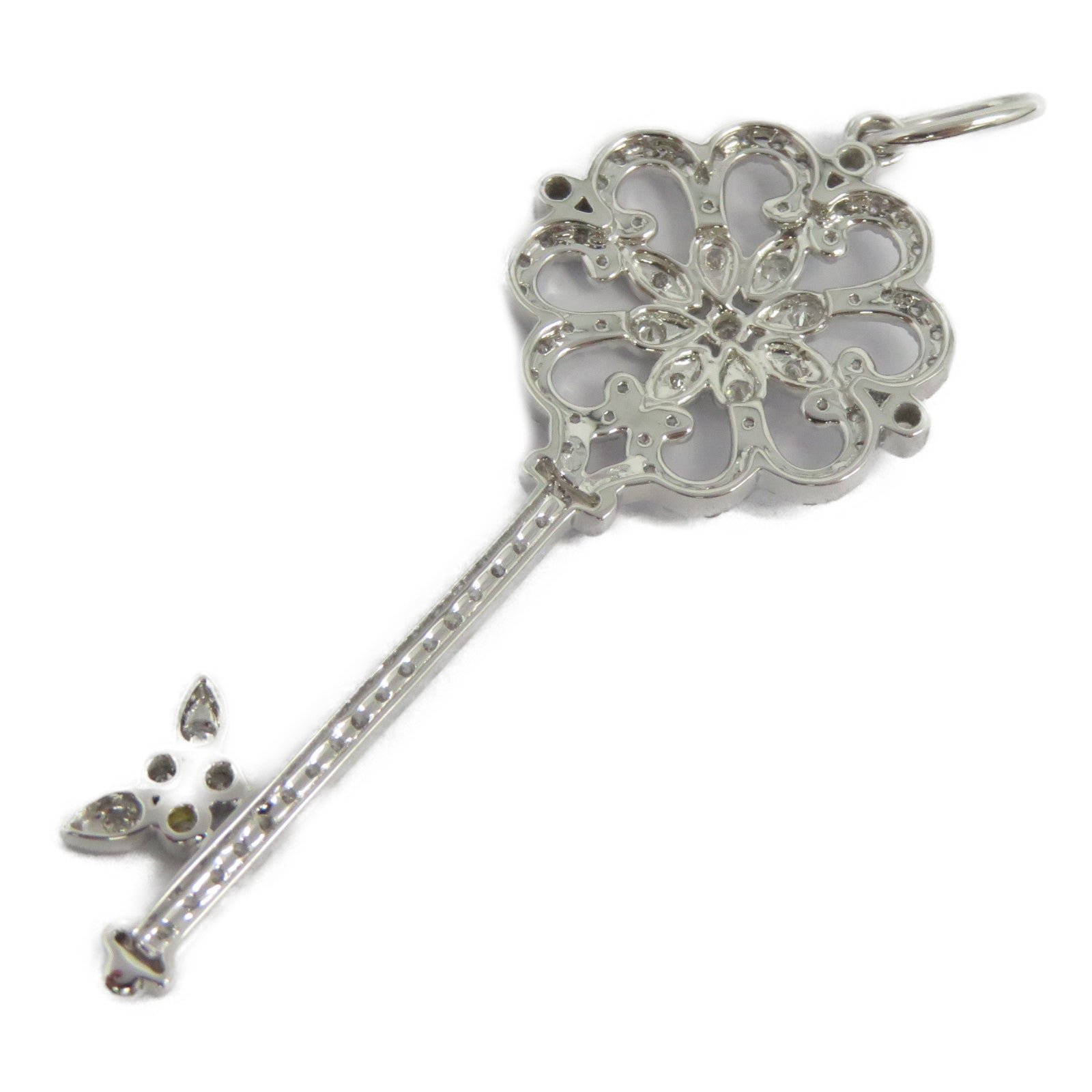 JEWELRY 18K白金Diamond Pendant Top 0.475ct鑽石吊墜