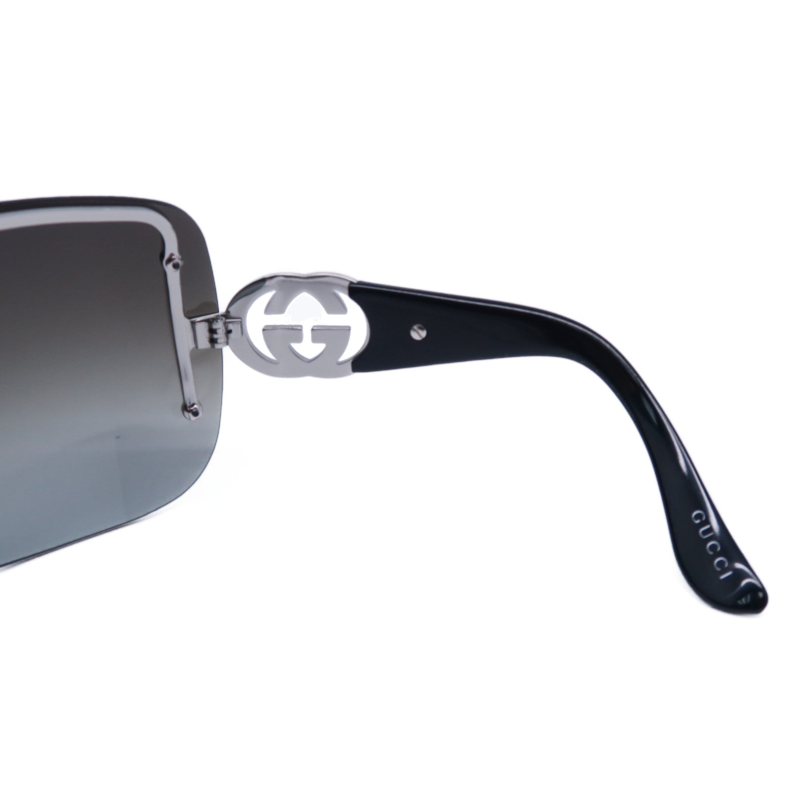 GUCCI 【激減優惠】PVC Sunglasses銀扣太陽眼鏡黑色