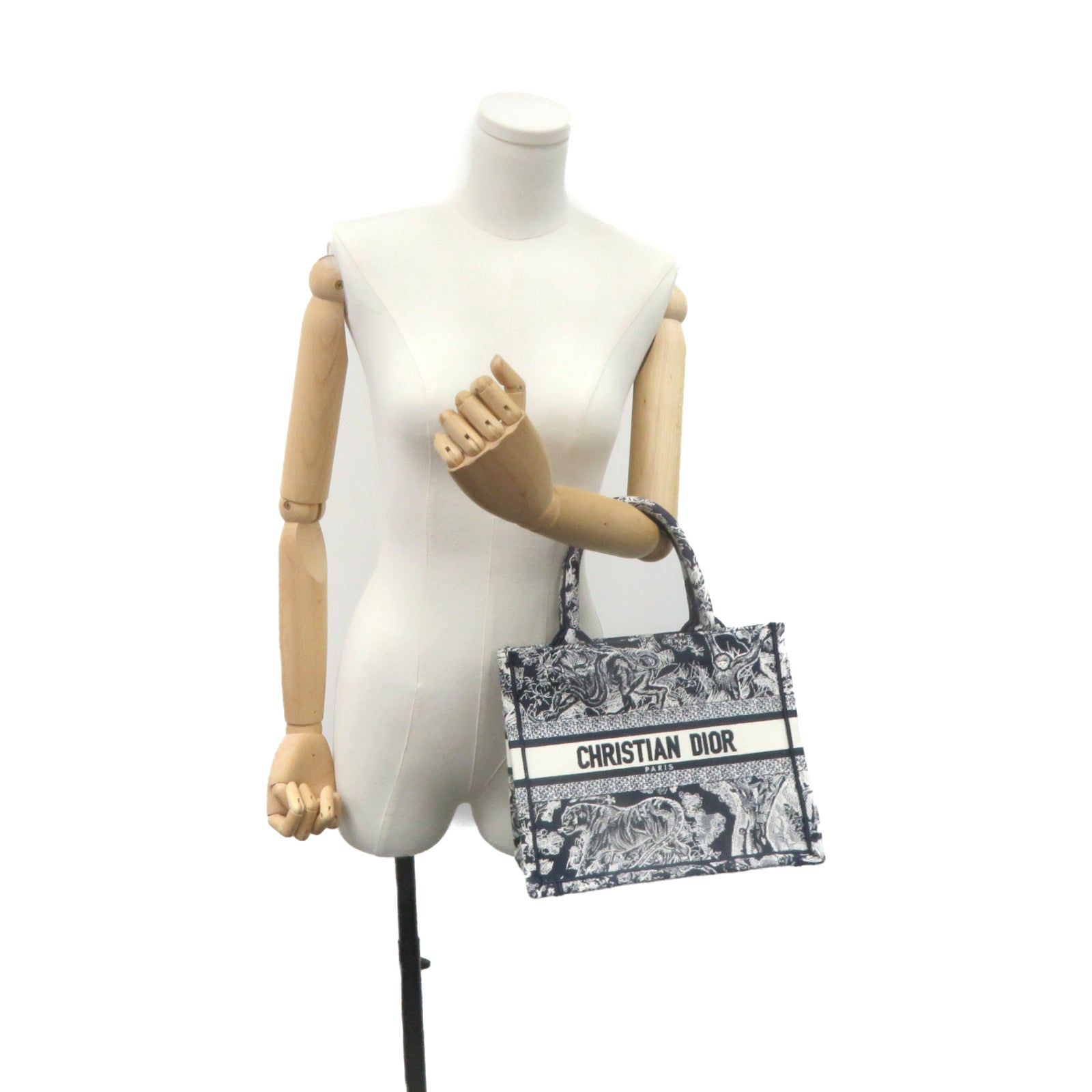 Dior 帆布Book Tote手挽袋寶藍色