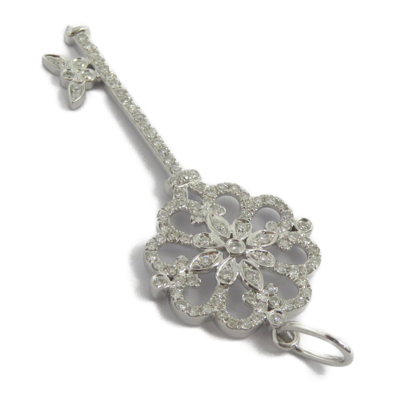 JEWELRY 18K白金Diamond Pendant Top 0.475ct鑽石吊墜