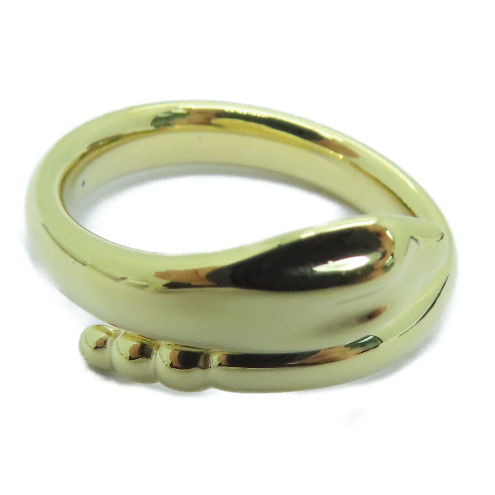 TIFFANY＆CO 【激減優惠】18K黃金Elsa Peretti Snake Ring戒指US#4.25