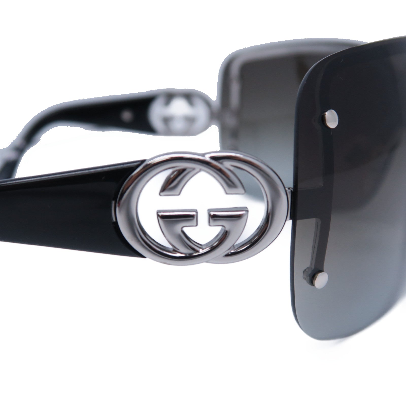 GUCCI 【激減優惠】PVC Sunglasses銀扣太陽眼鏡黑色