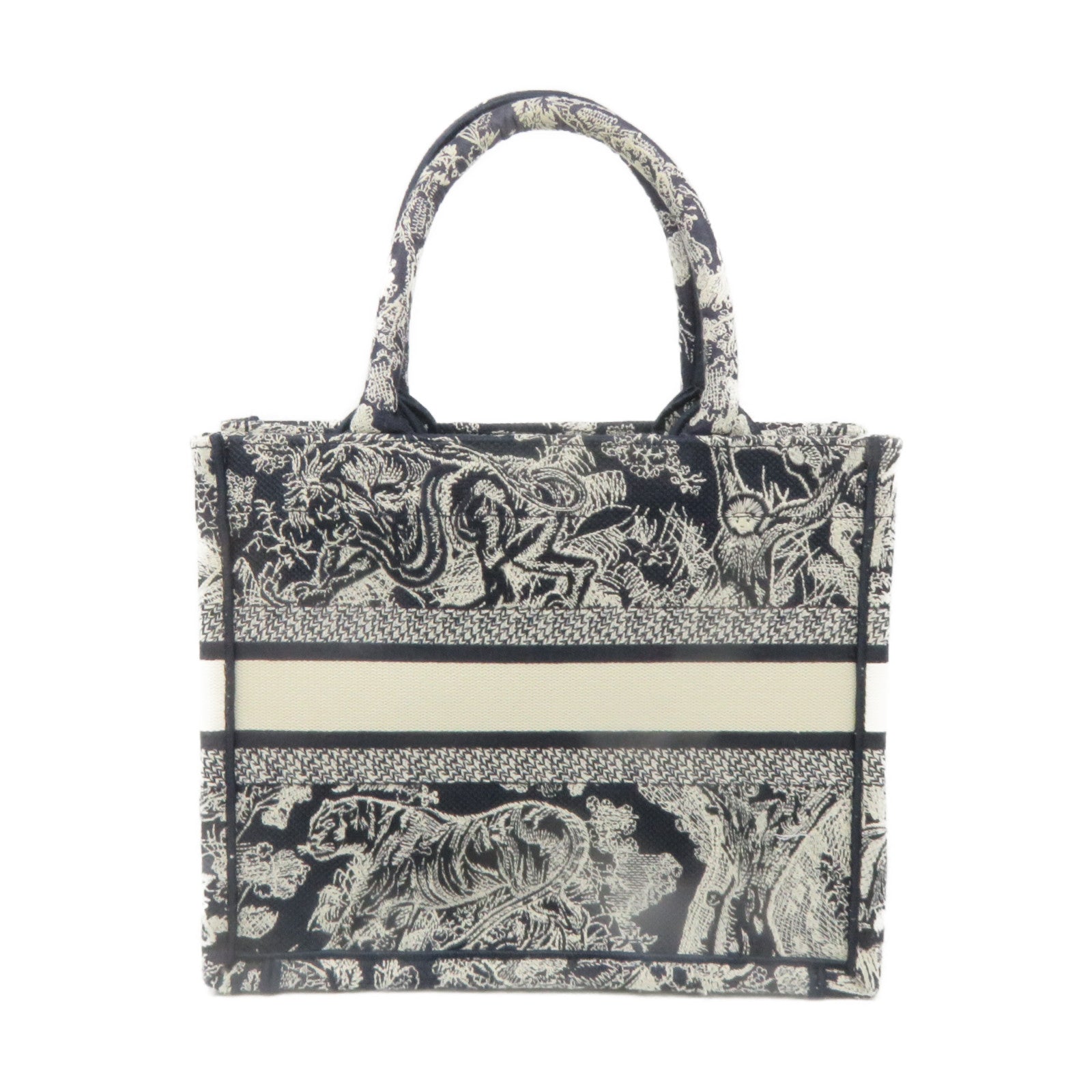 Dior 帆布Book Tote手挽袋寶藍色