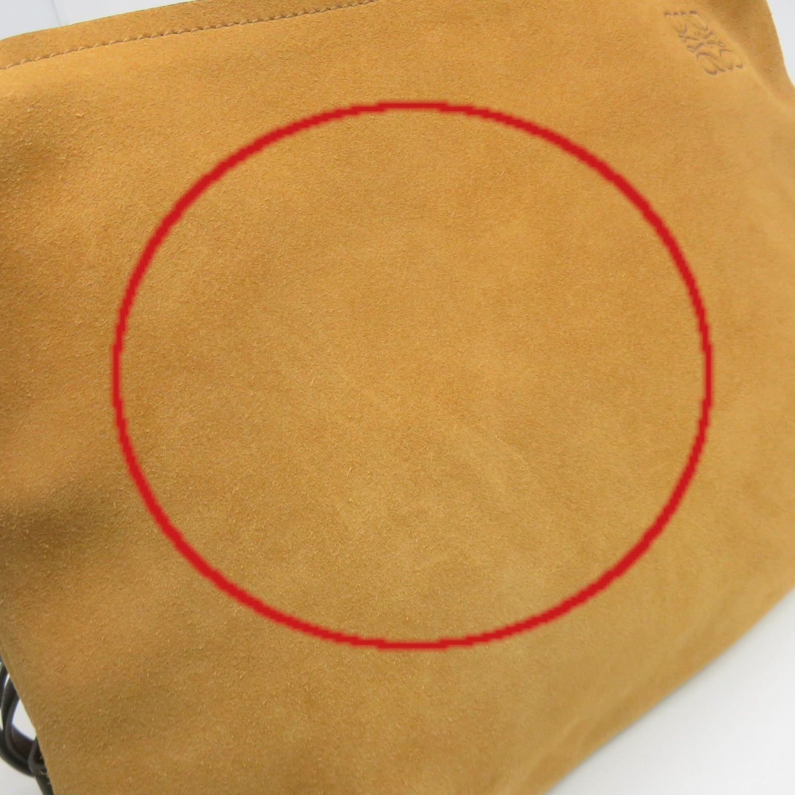 LOEWE Suede Leather Tent Shoulder Bag Brown