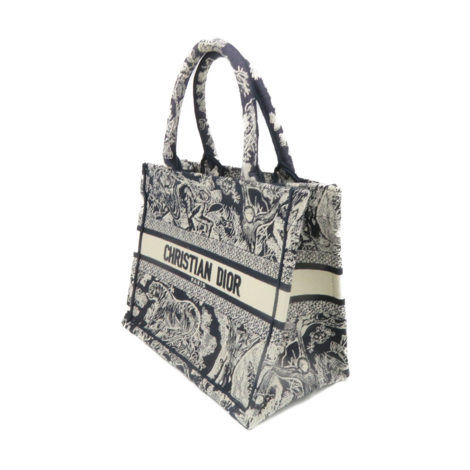 Dior 帆布Book Tote手挽袋寶藍色